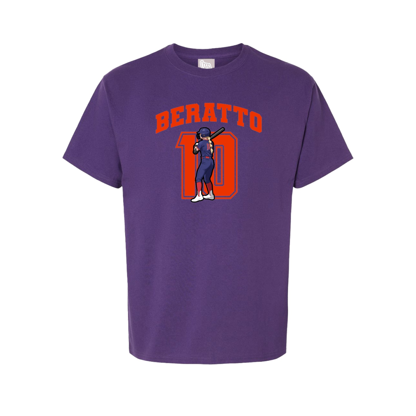 Tee — Number in Purple