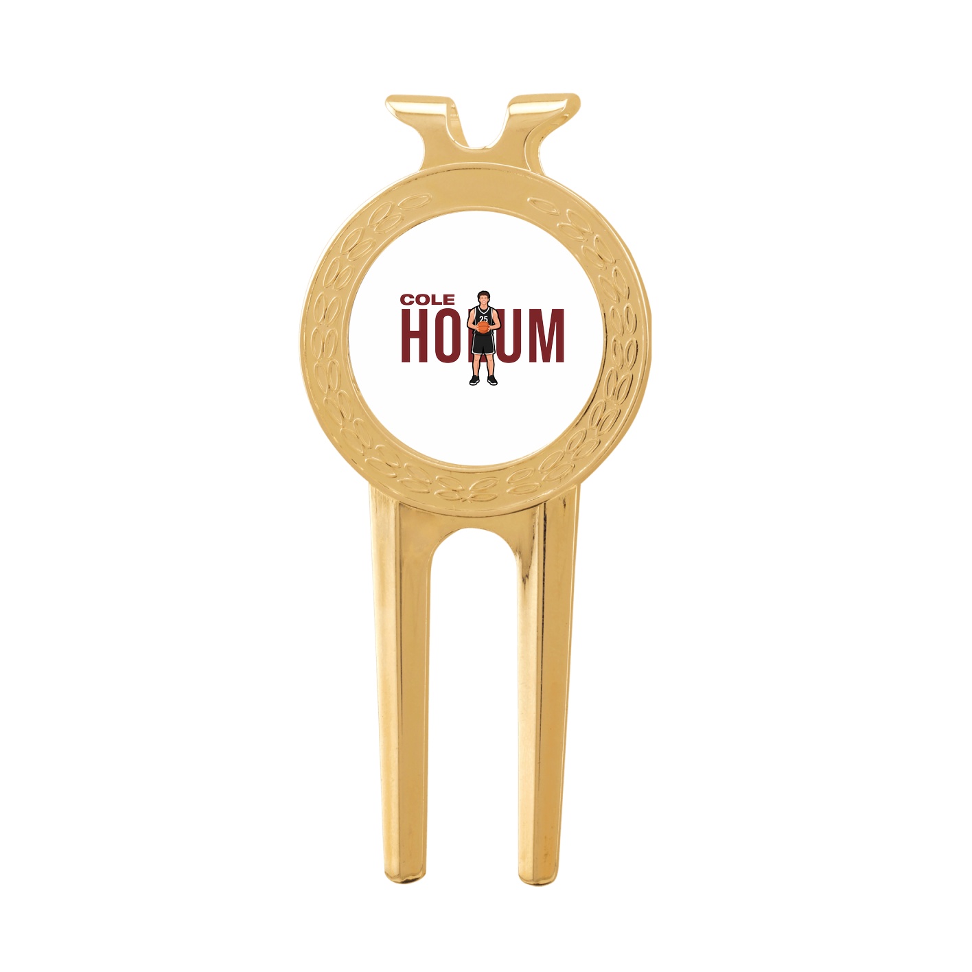 Divot Tool with Ball Marker — Player Name in Classic