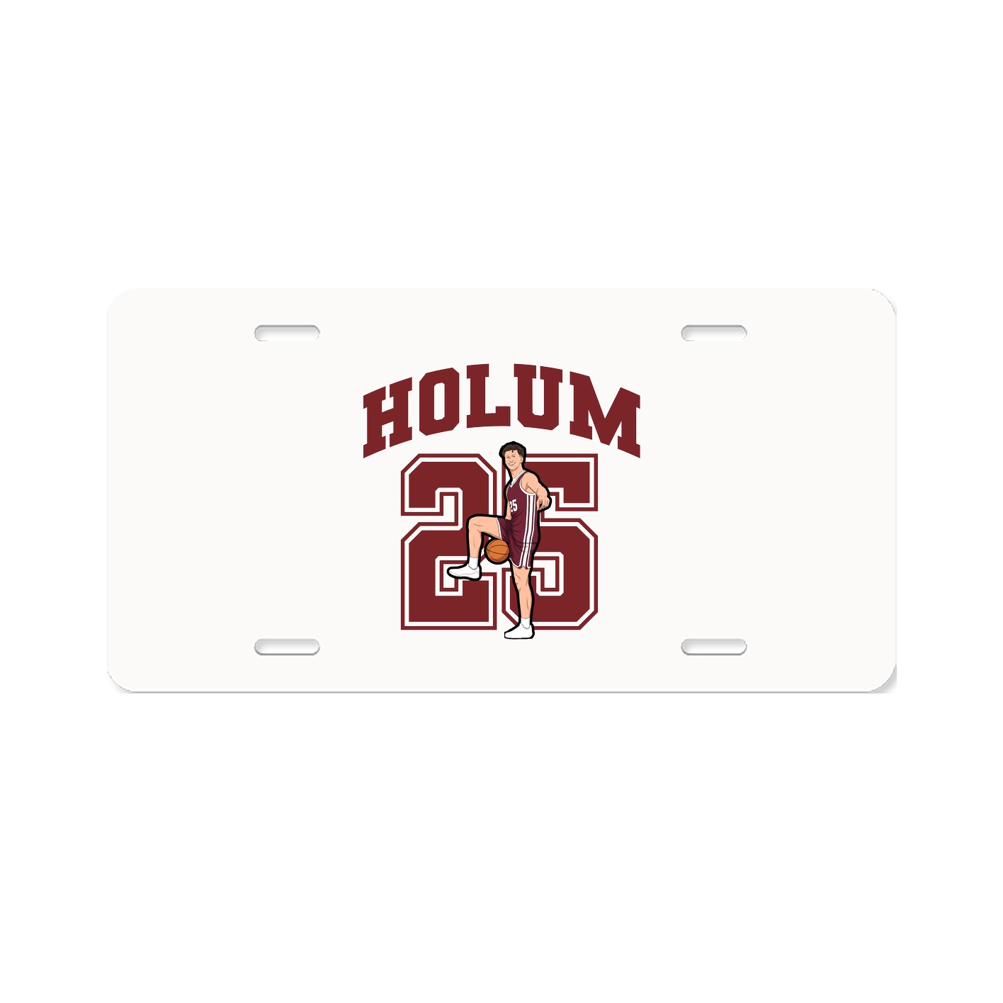 License Plate — Number in Classic
