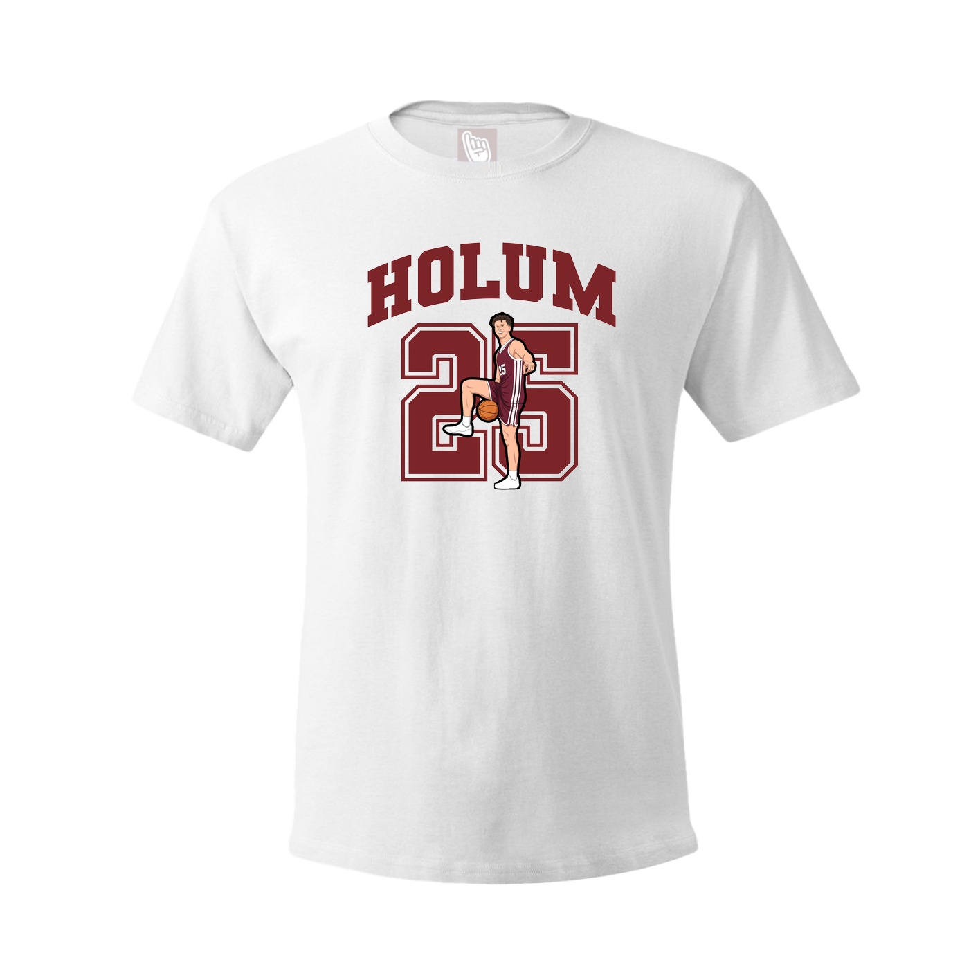 Tee — Number in White