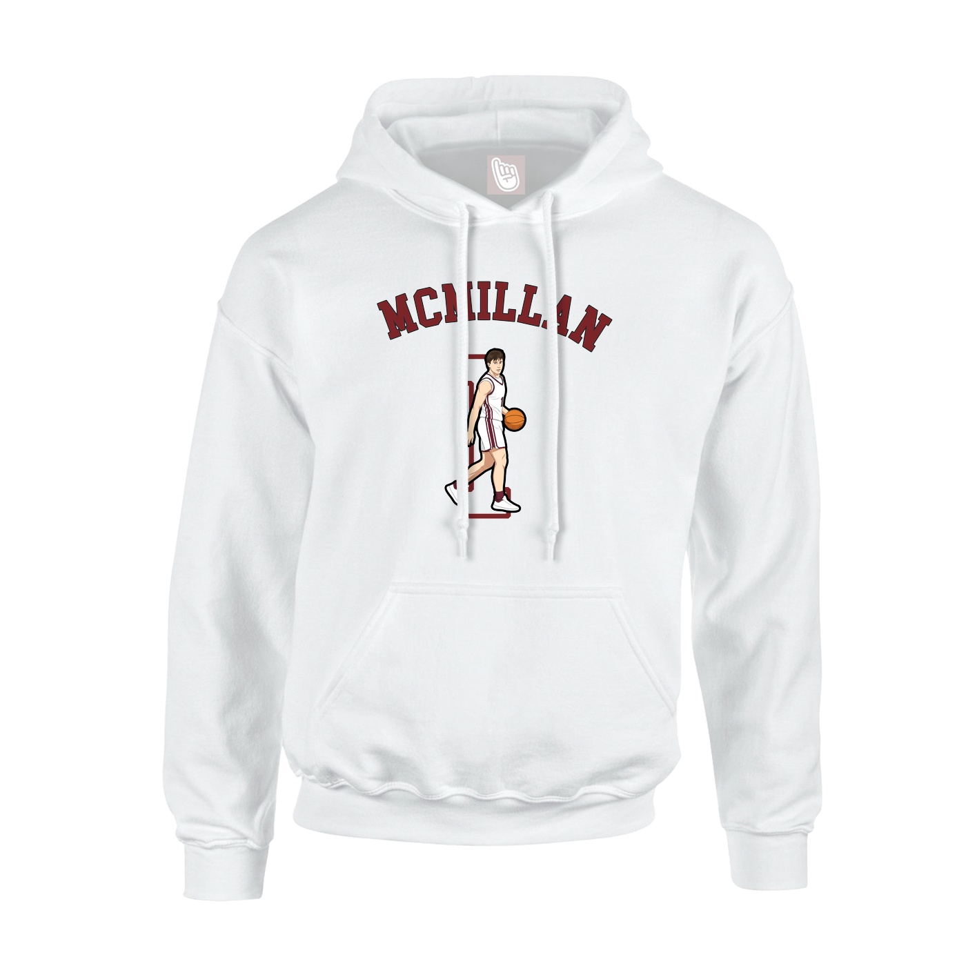 Hoodie — Shirsey Arch in White