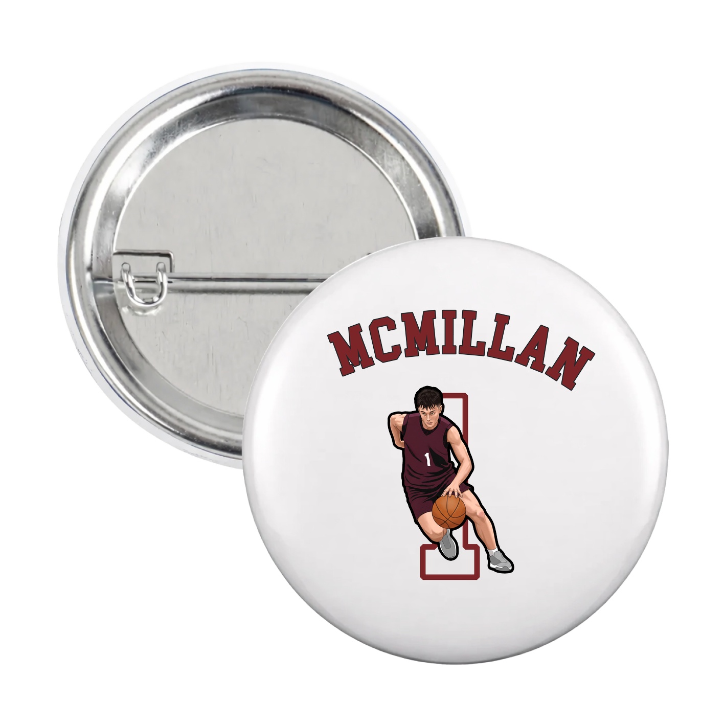 Game Day Button — Shirsey Arch in White