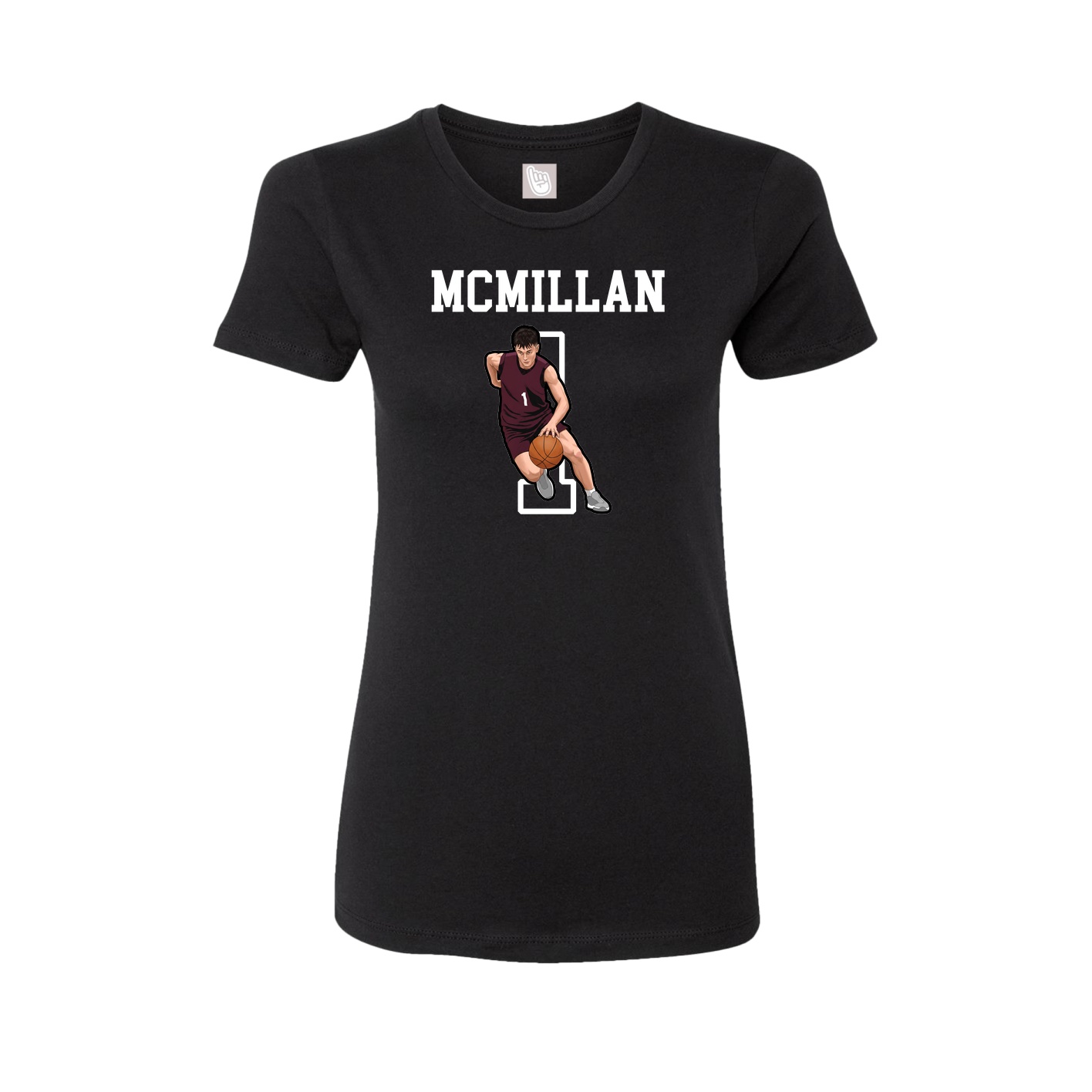 Fitted Women's Tee — Shirsey in Black