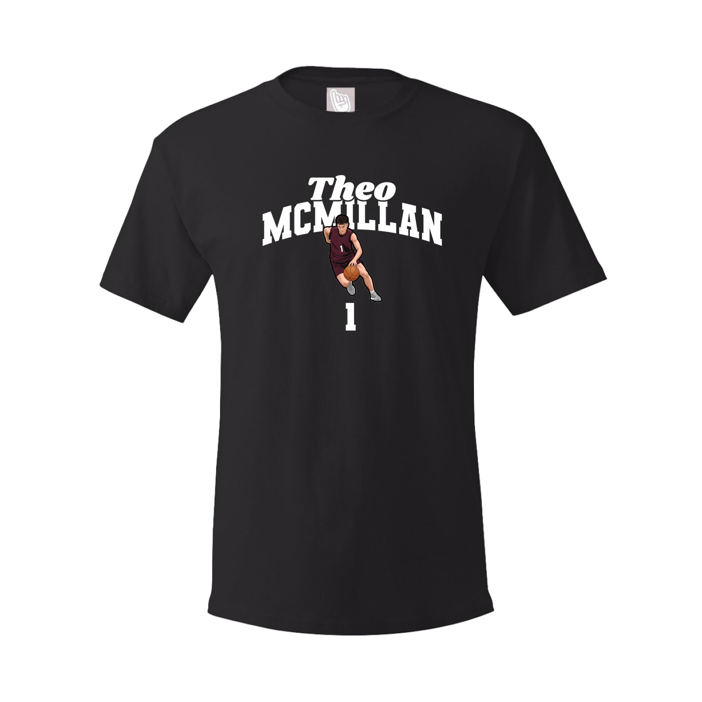 Youth Tee — Signature Arch in Black