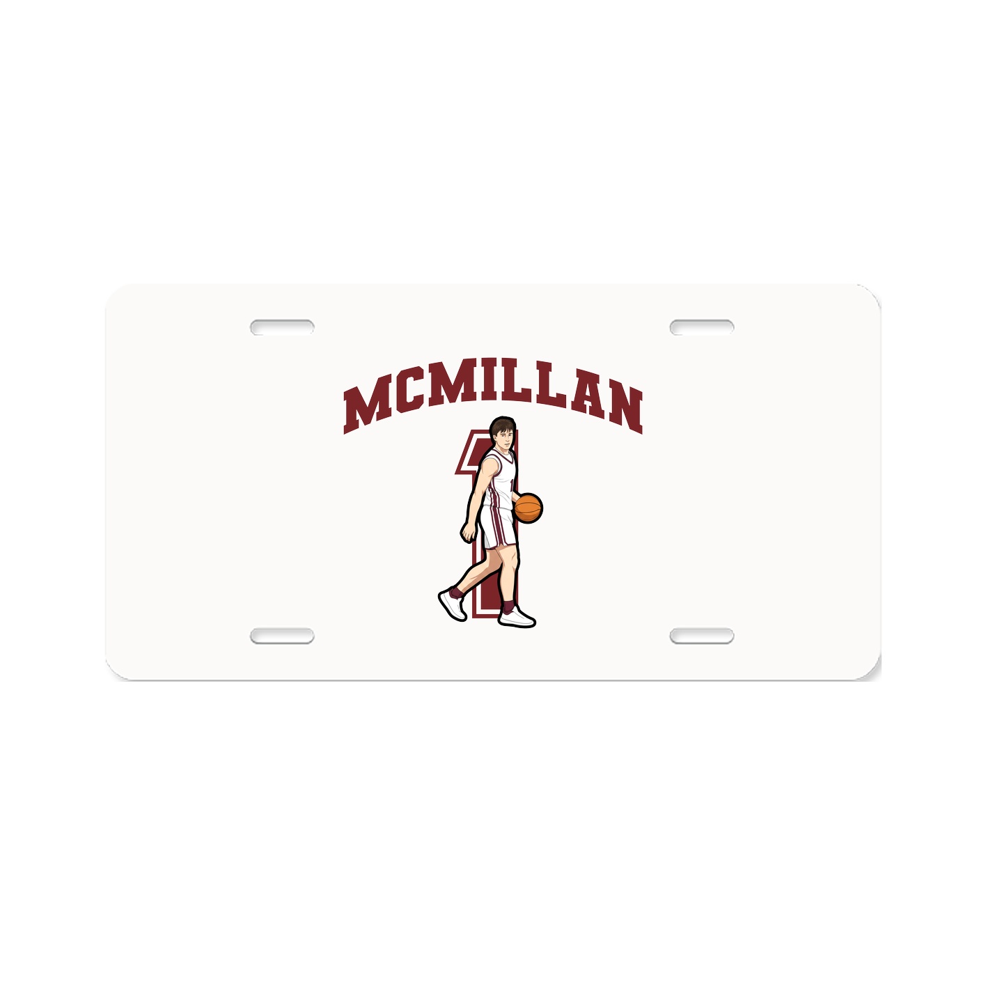 License Plate — Number in Classic