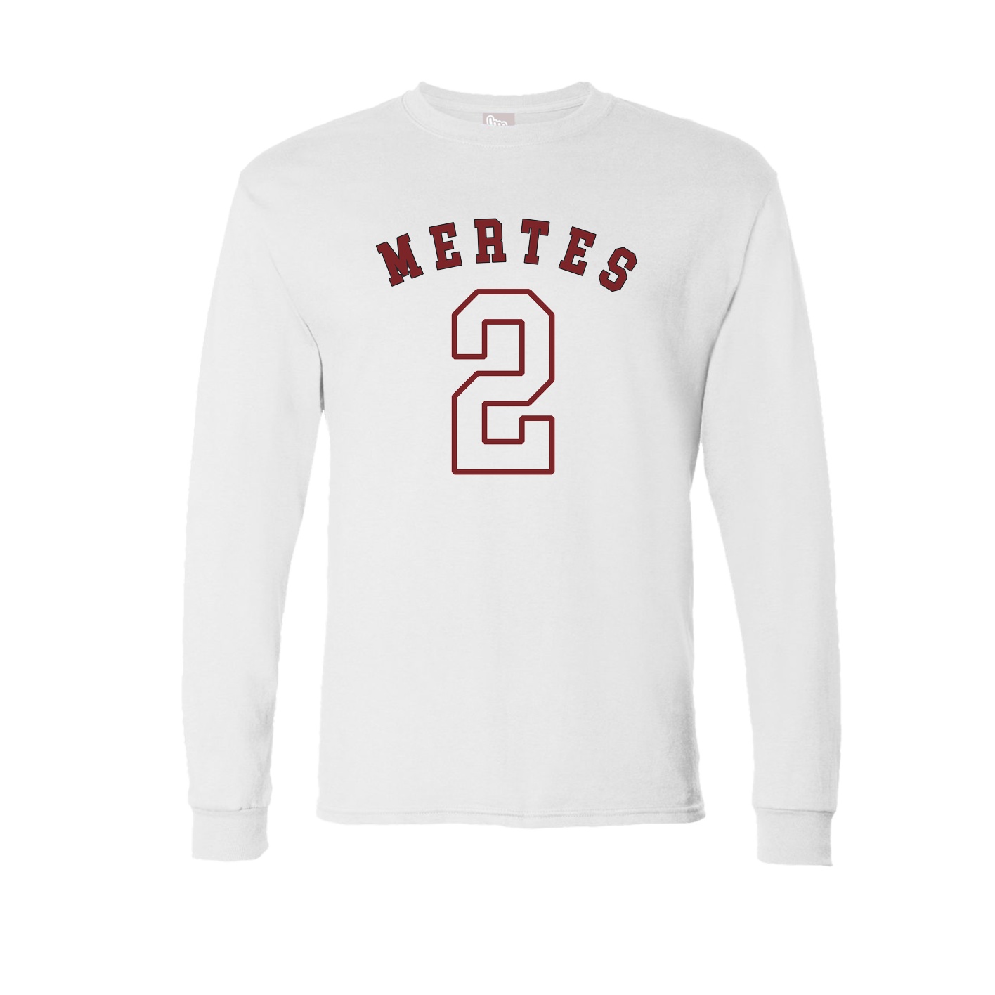 Long Sleeve Tee — Shirsey Arch in White