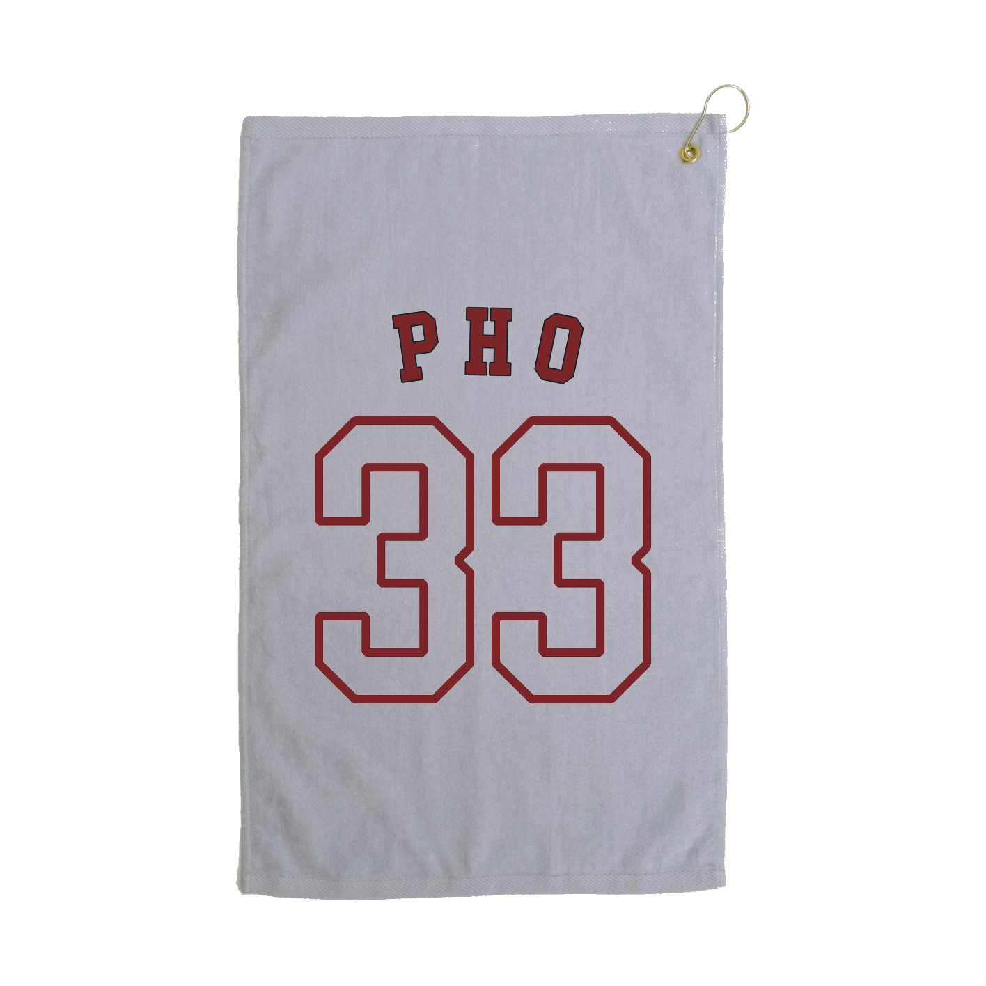 Golf Towel — Shirsey Arch in Grey