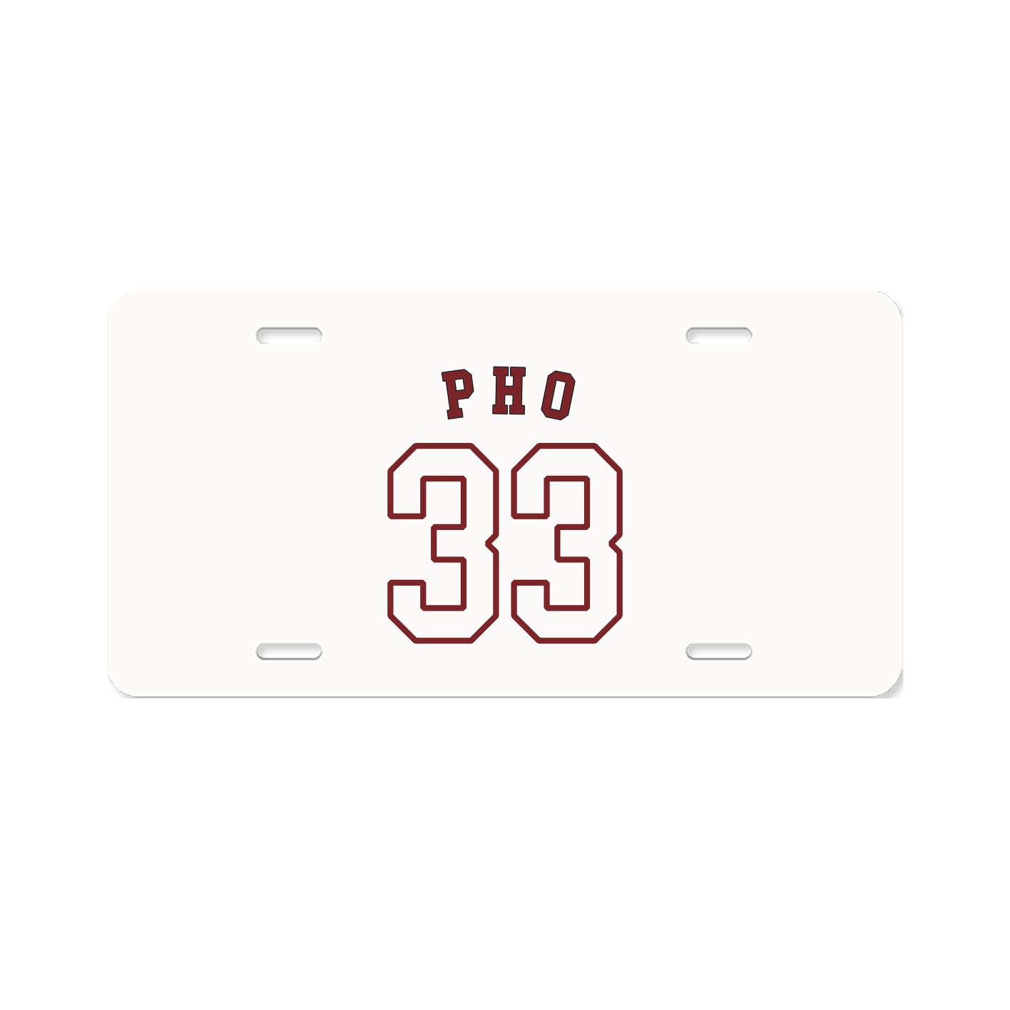 License Plate — Shirsey Arch in Classic