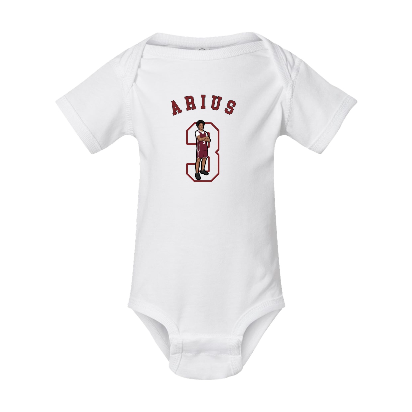 Baby Onesie — Shirsey Arch in White