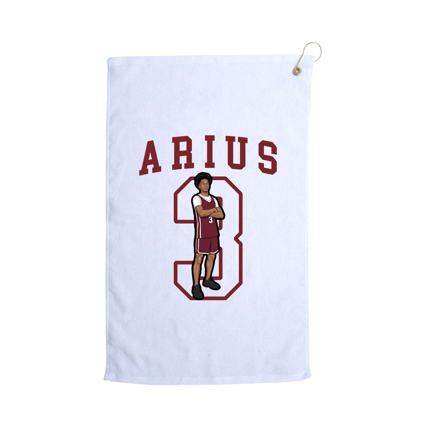 Golf Towel — Shirsey in White