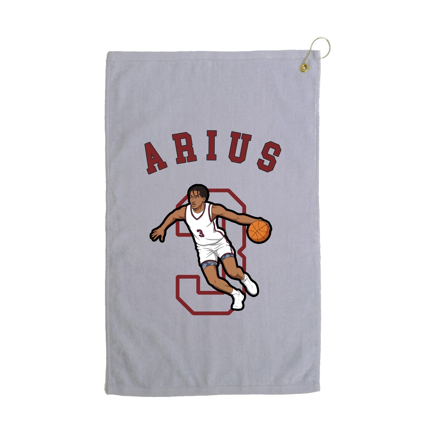 Golf Towel — Shirsey Arch in Grey
