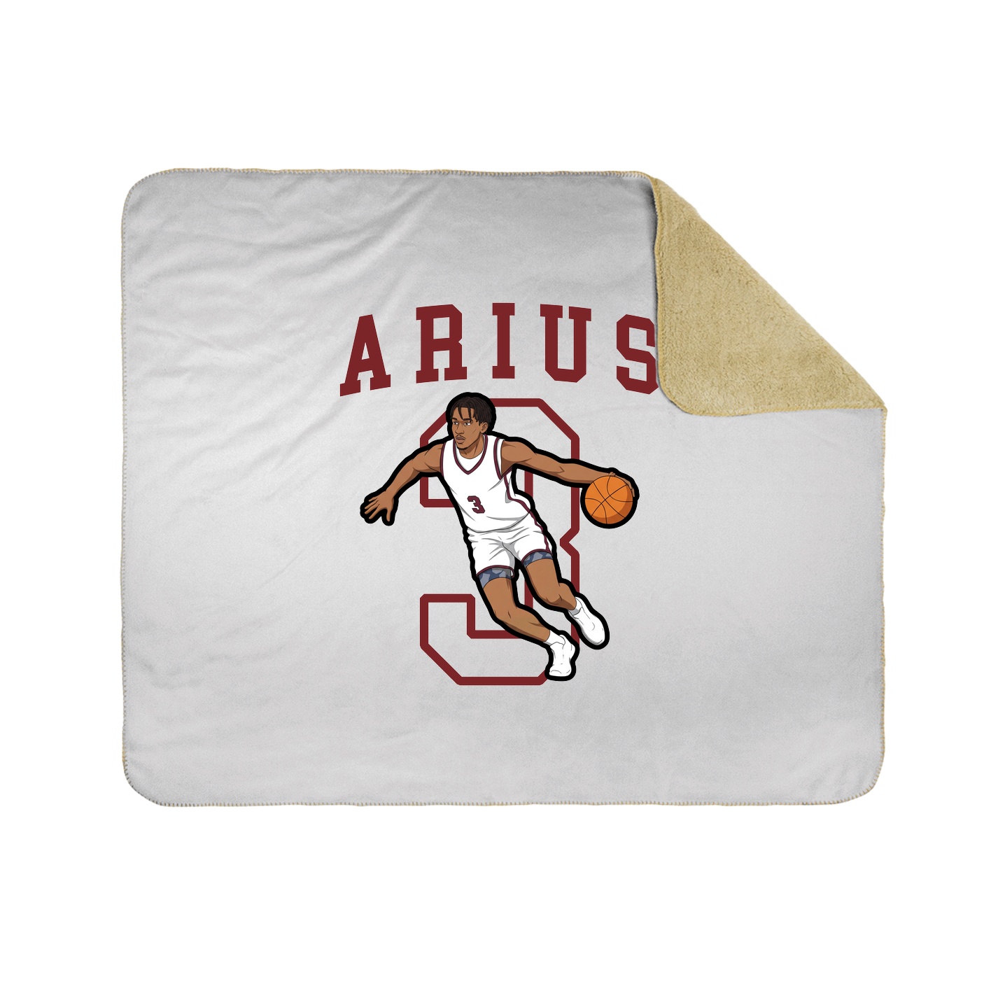 50x60 Sherpa Lined Throw Blanket