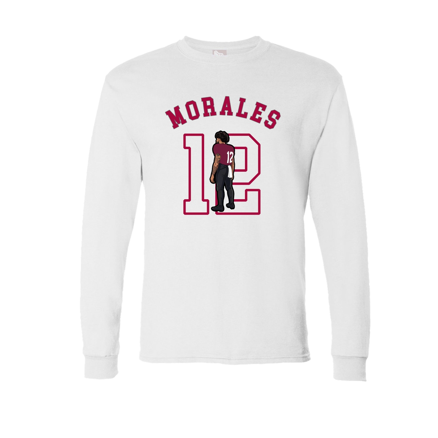 Long Sleeve Tee — Shirsey Arch in White