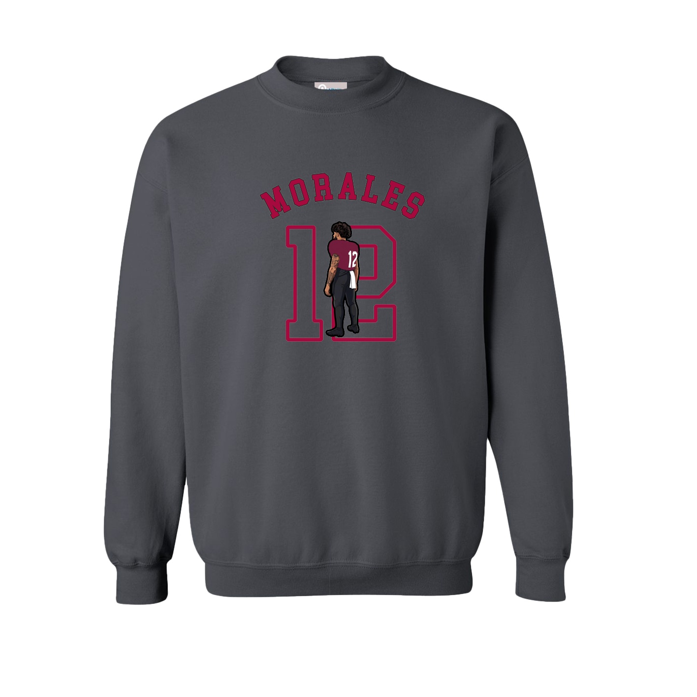 Fleece Crew — Shirsey Arch in Grey