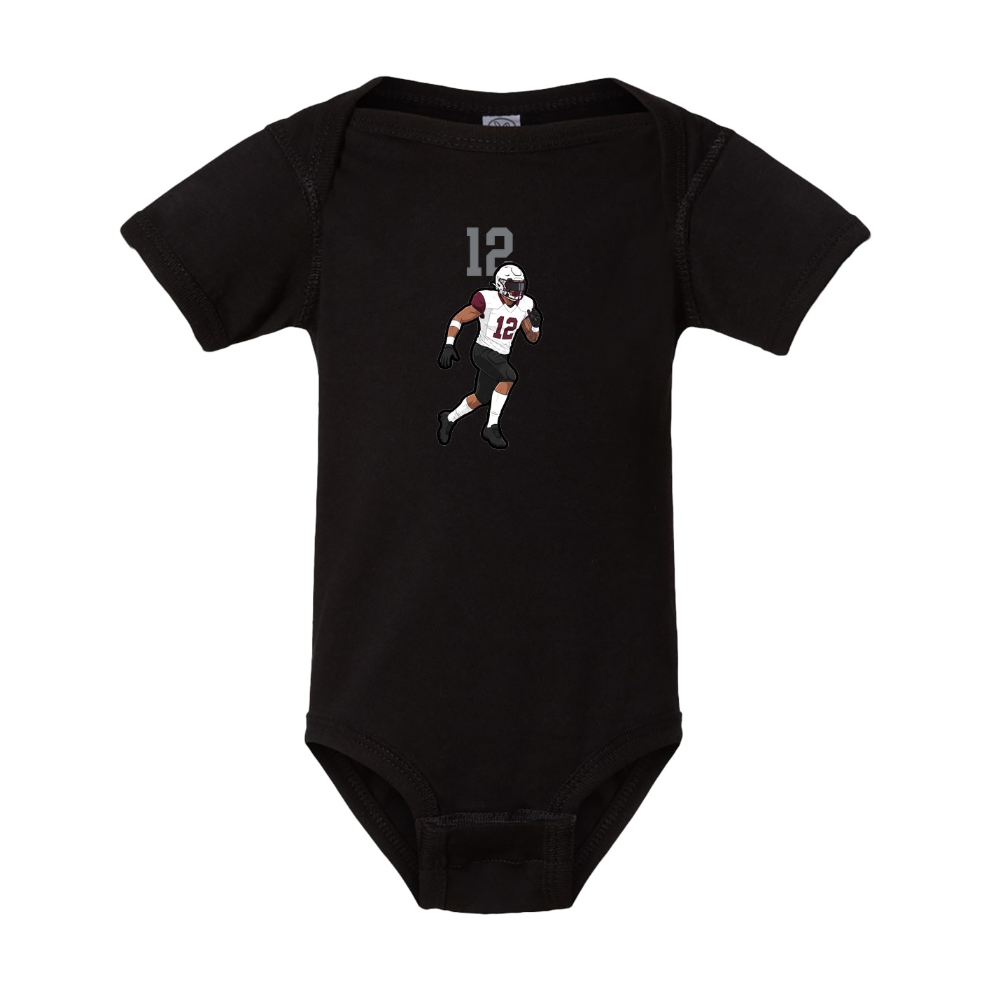 Baby Onesie — Number Top in Black
