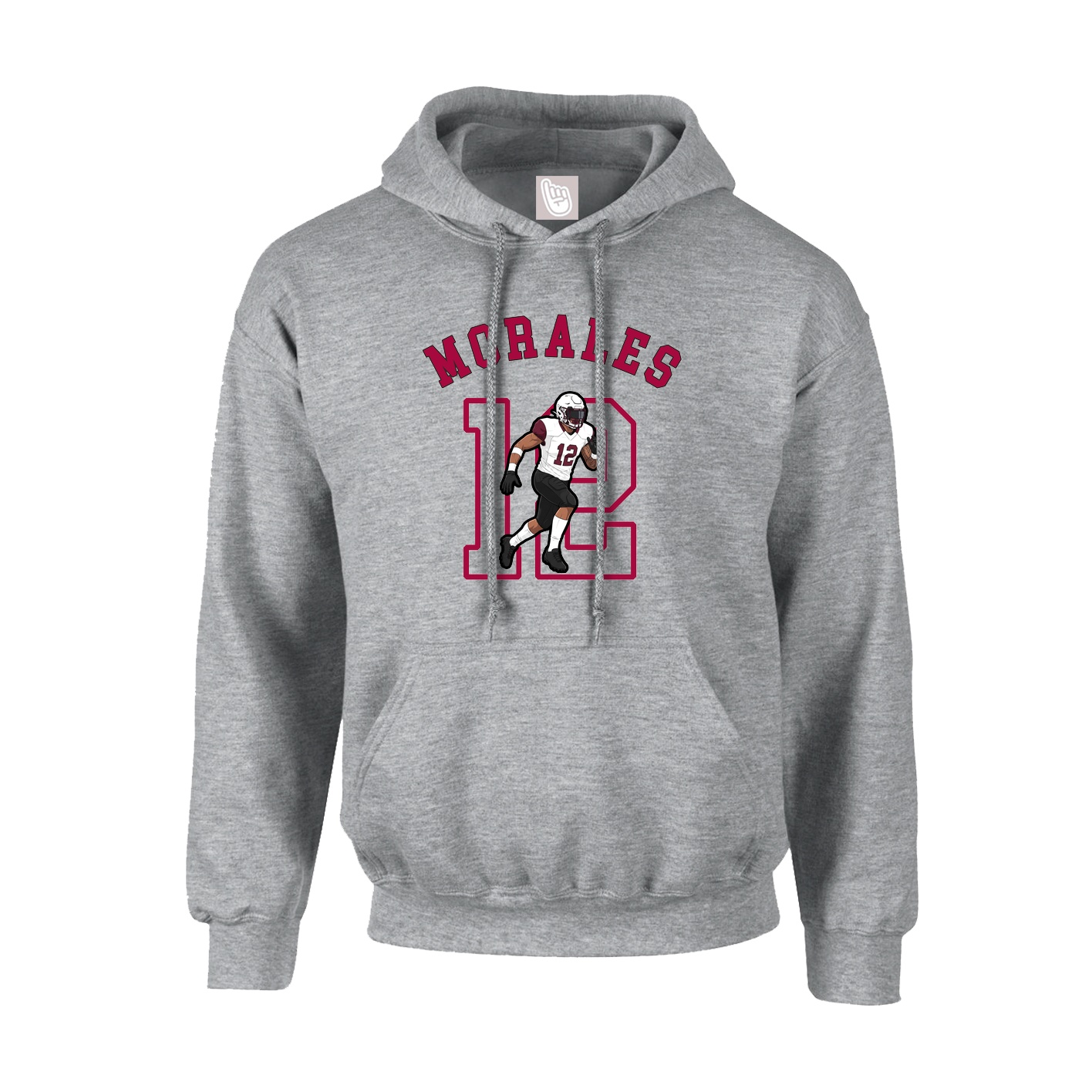 Youth Hoodie — Shirsey Arch in Grey