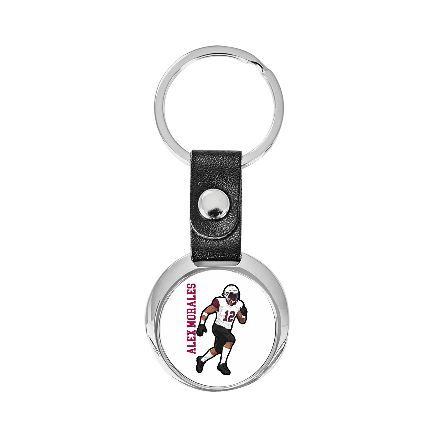 Key Chain — Name Vertical in Classic