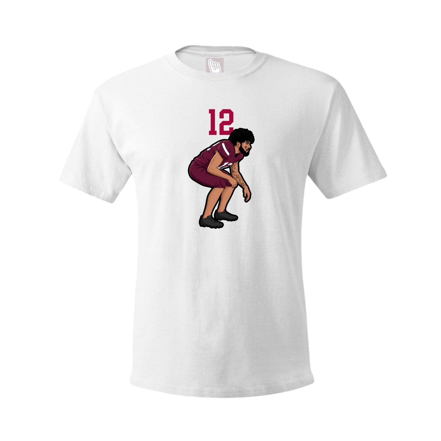 Tee — Number Top in White