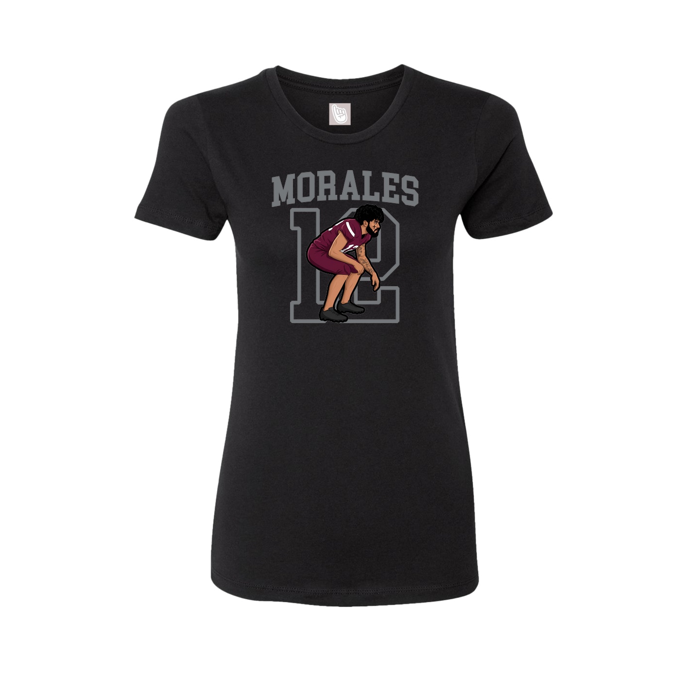 Fitted Women's Tee — Shirsey in Black