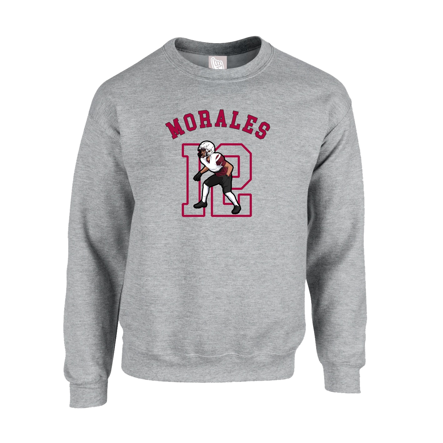 Fleece Crew — Shirsey Arch in Grey