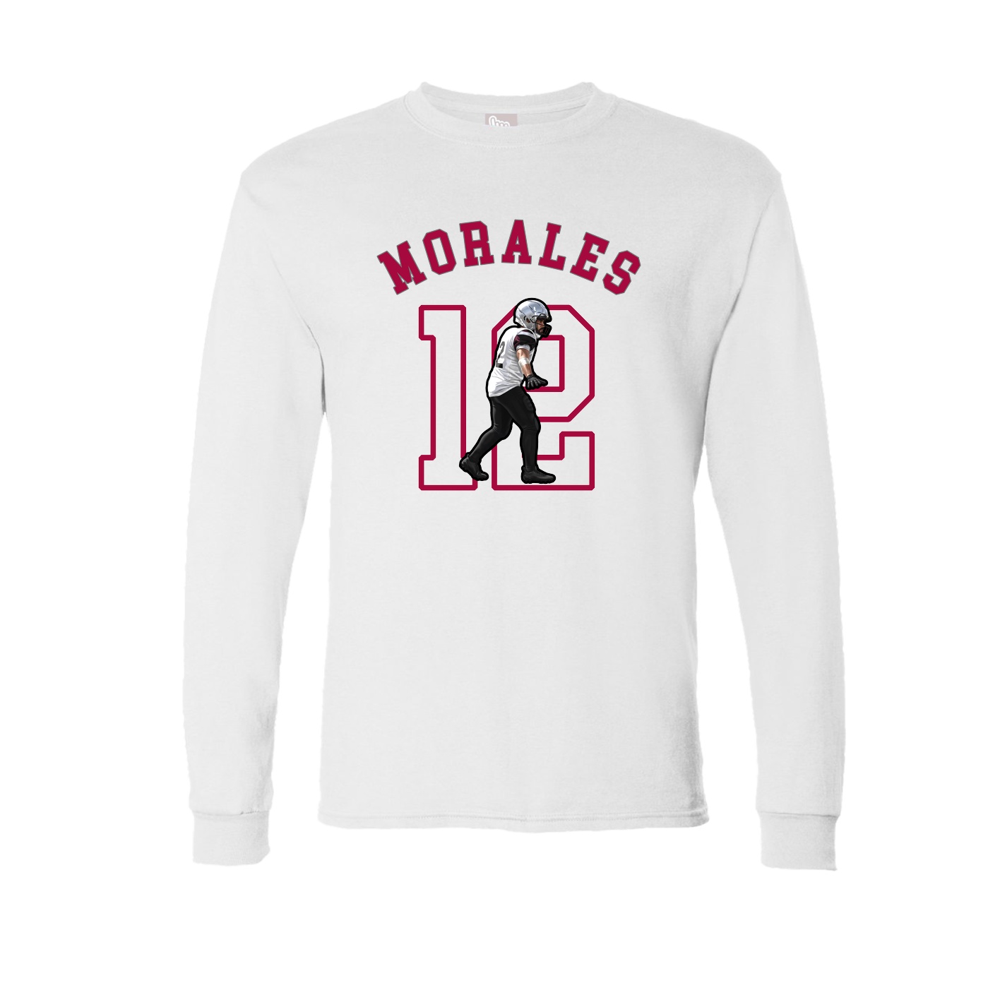 Long Sleeve Tee — Shirsey Arch in White