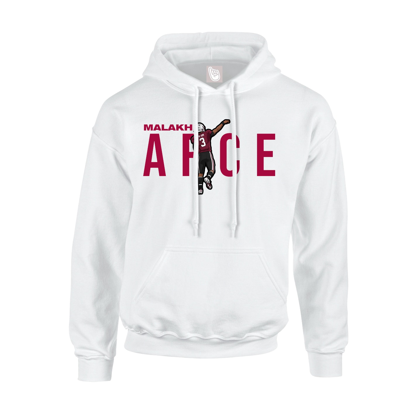 Hoodie — Player Name in White