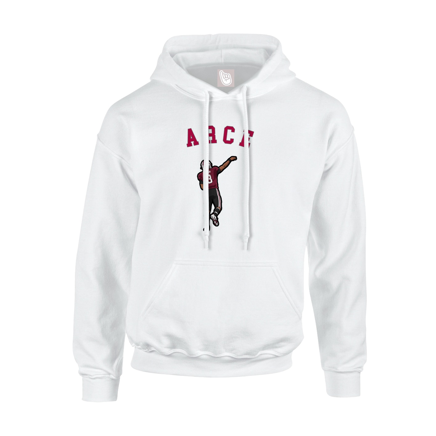 Hoodie — Shirsey Arch in White
