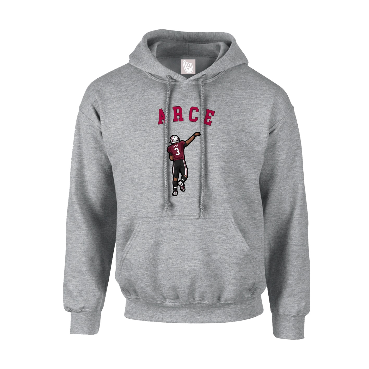 Youth Hoodie — Shirsey Arch in Grey