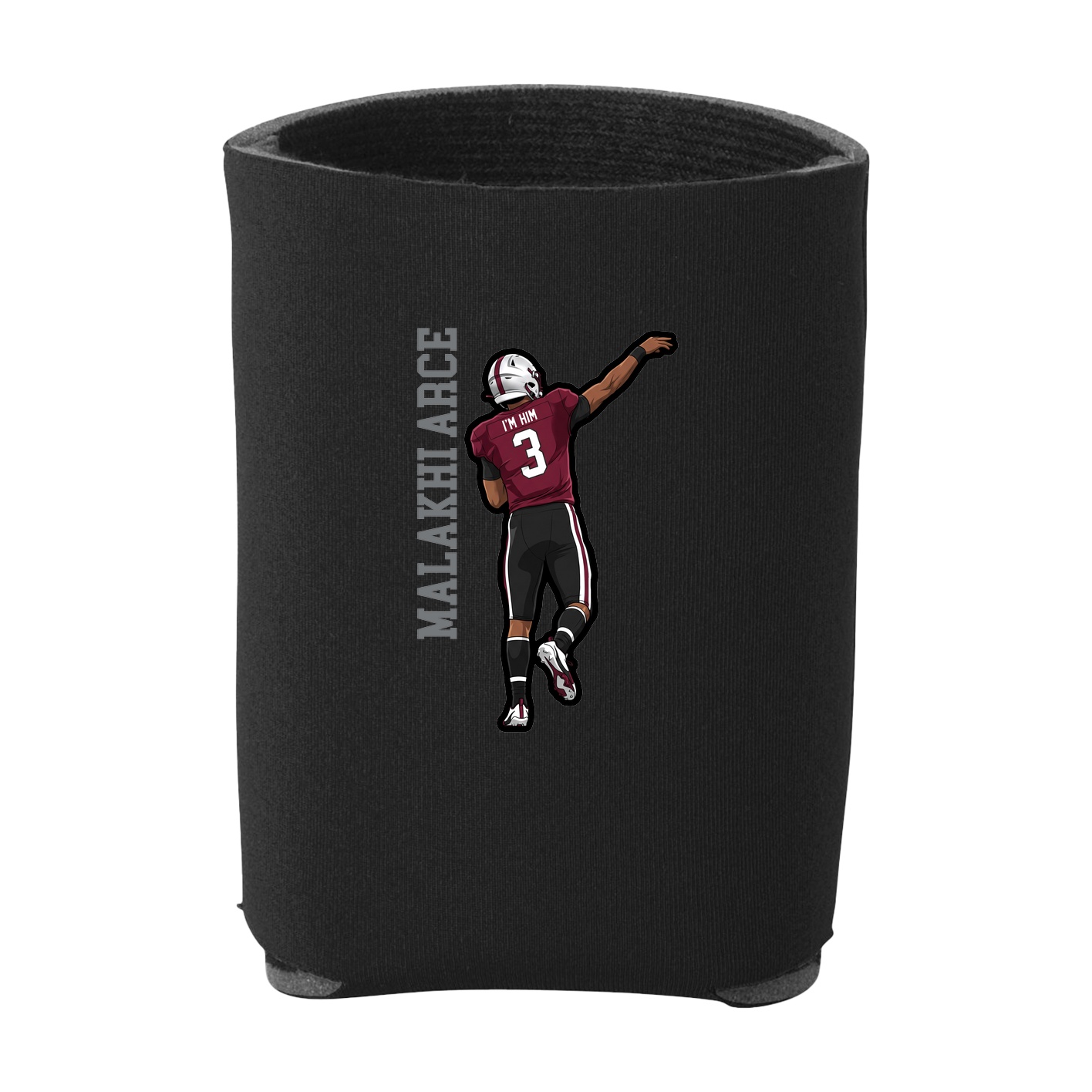 Can Holder — Name Vertical in Black