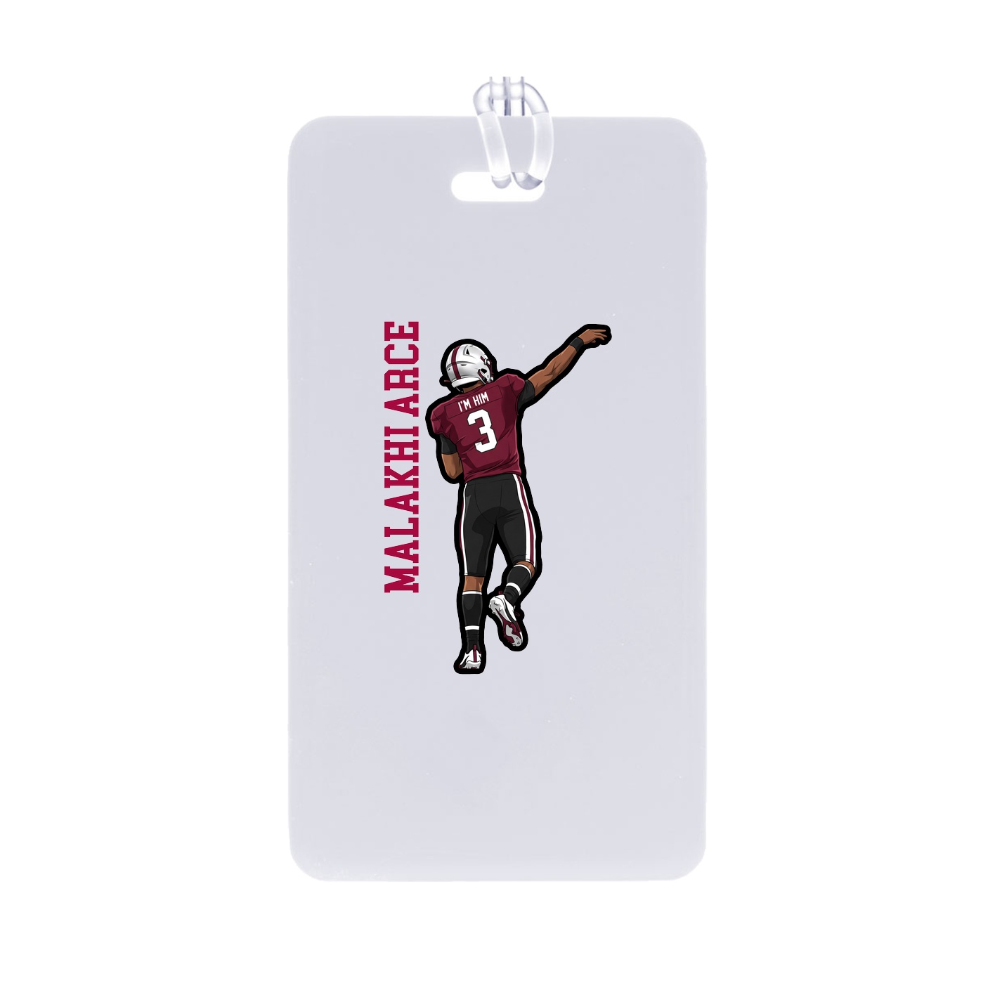 Bag Tag — Name Vertical in Classic