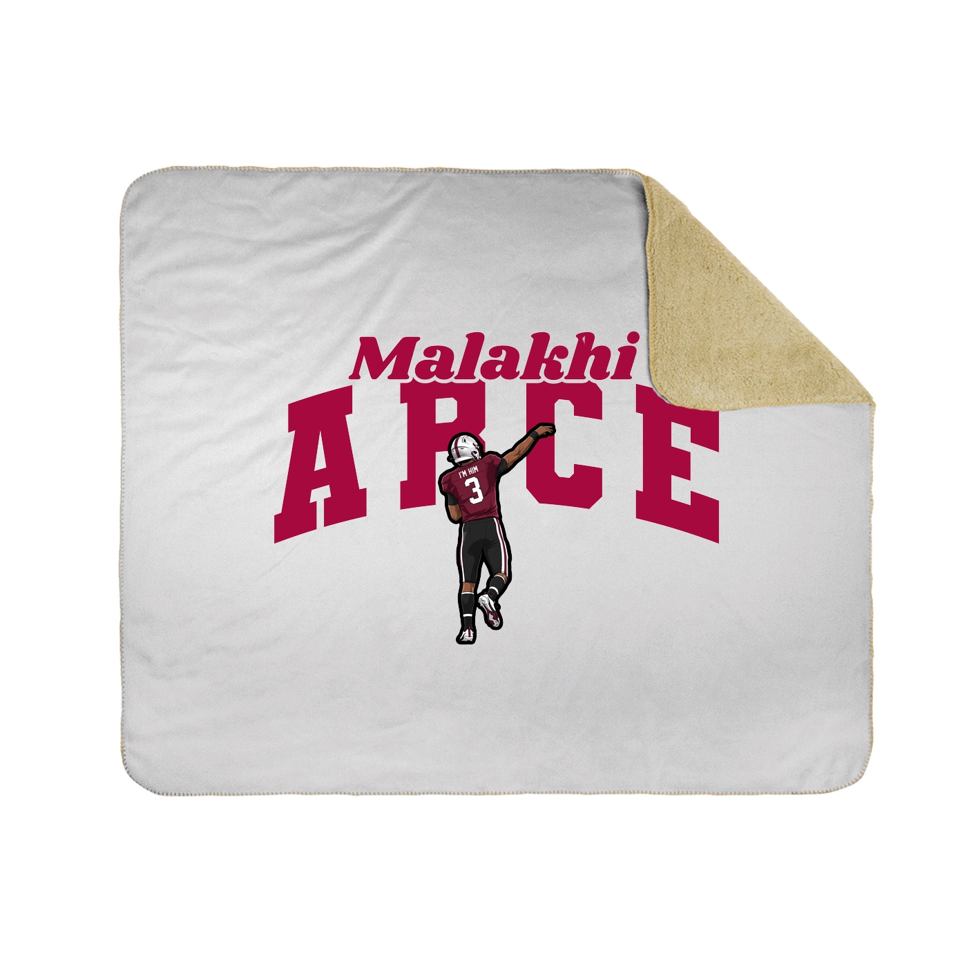 Throw Blanket — Signature Arch in White