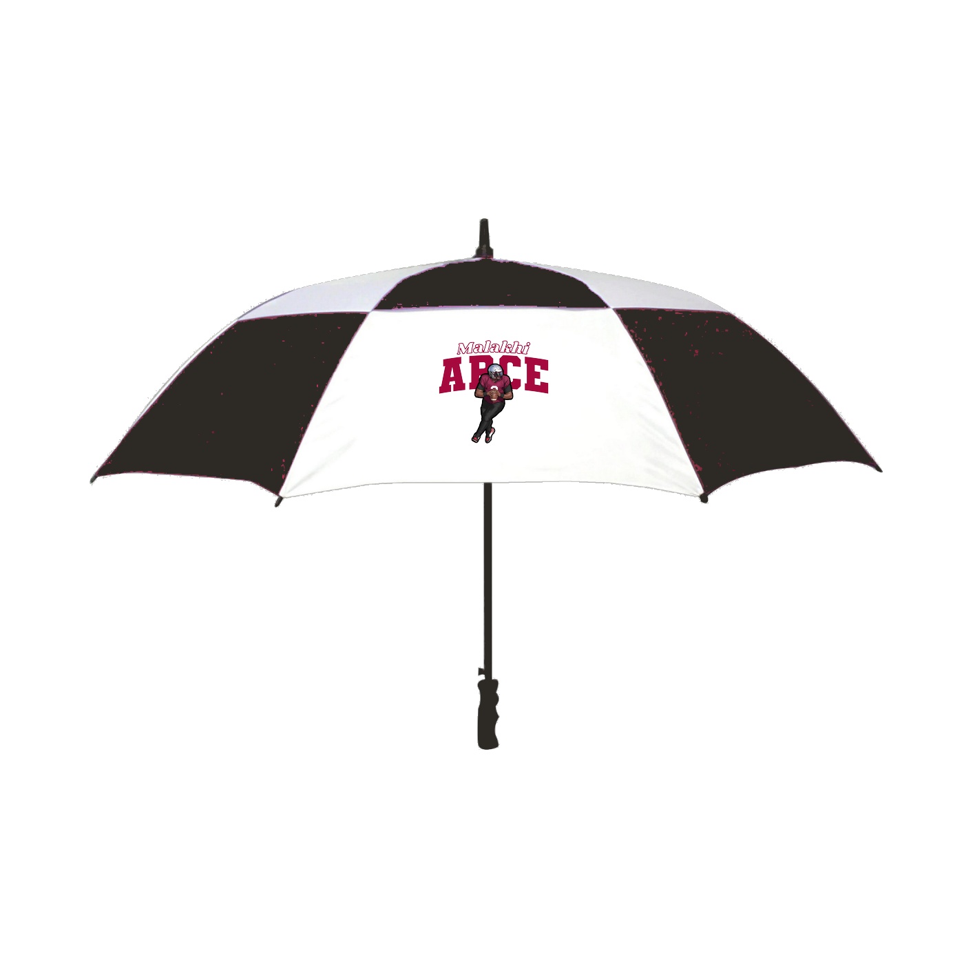 Golf Umbrella — Name Arch in Black