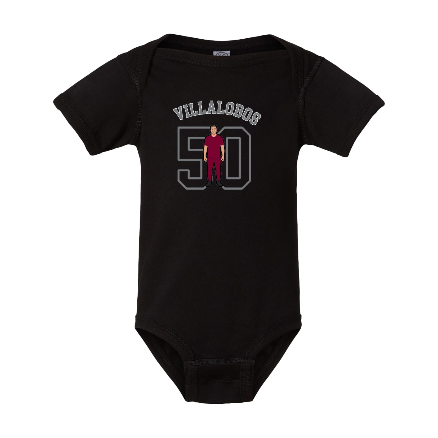 Baby Onesie — Shirsey Arch in Black