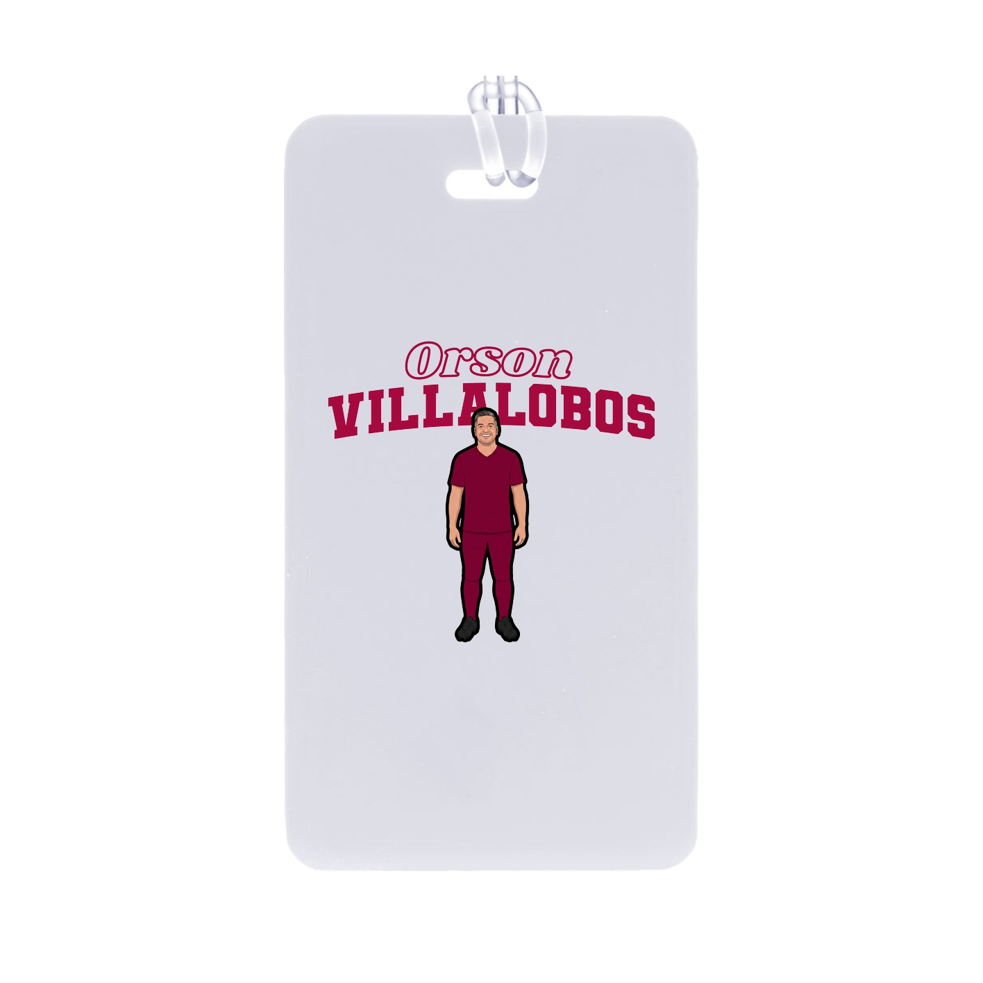 Bag Tag — Name Arch in Classic