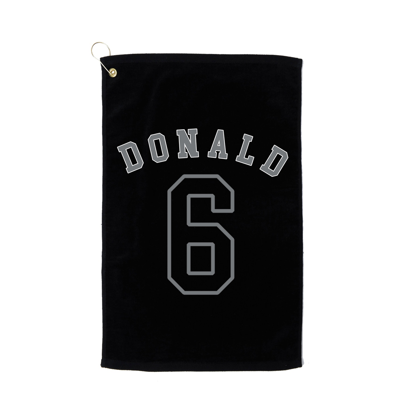 Golf Towel — Shirsey Arch in Black