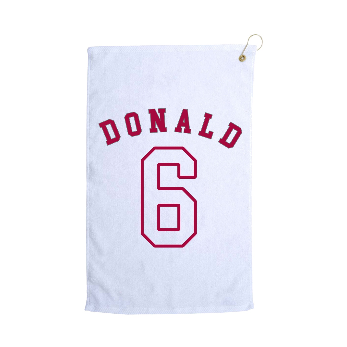Golf Towel — Shirsey Arch in White