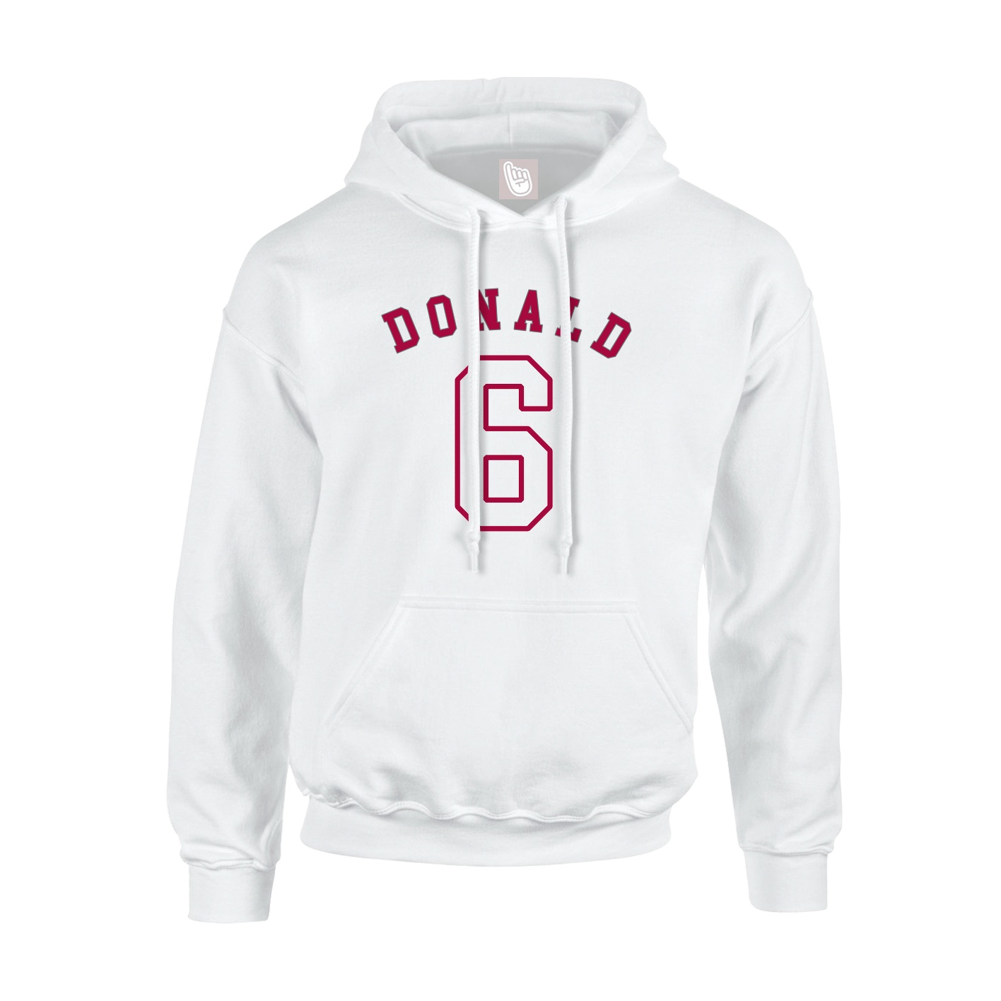 Youth Hoodie — Shirsey Arch in White