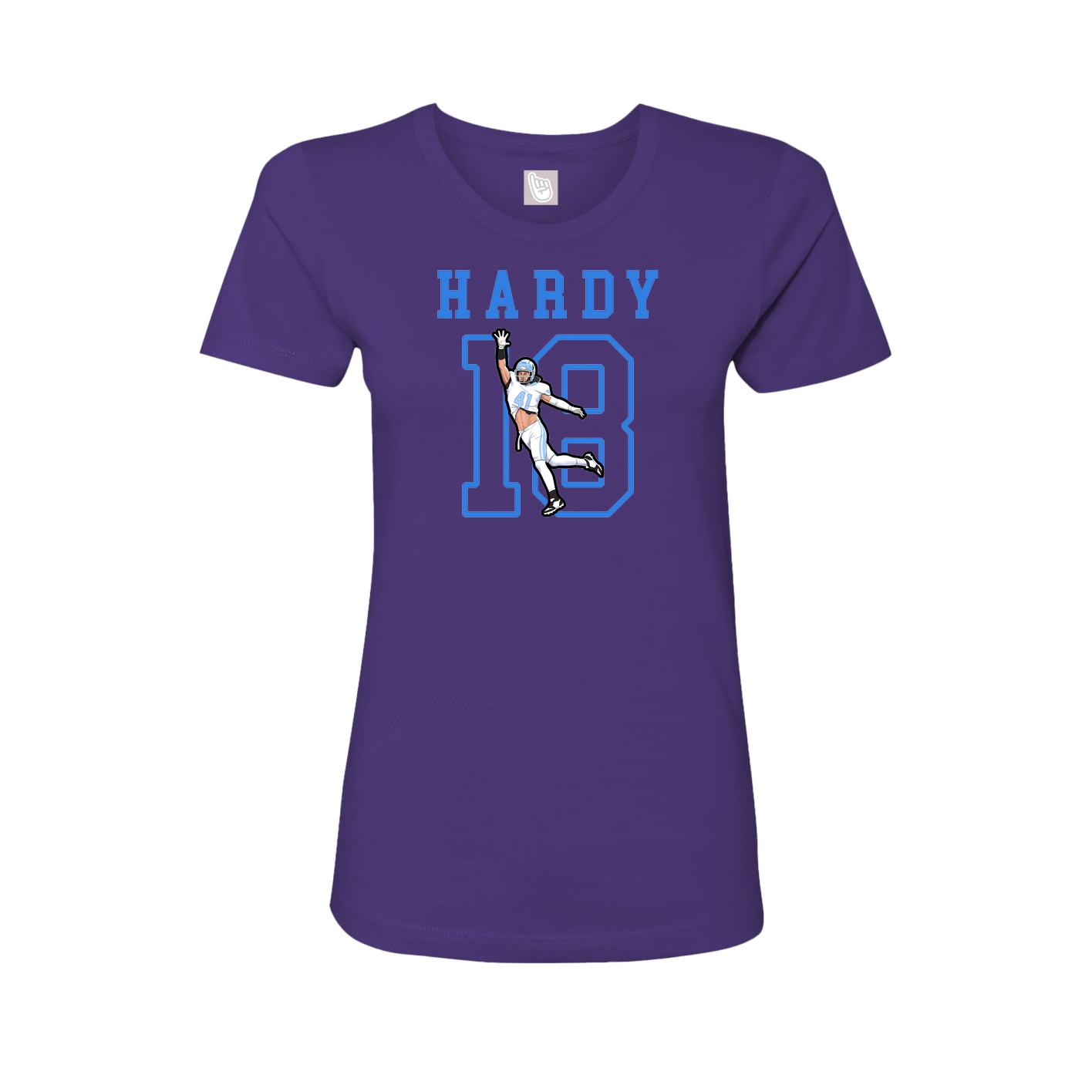 Fitted Women's Tee — Shirsey in Purple
