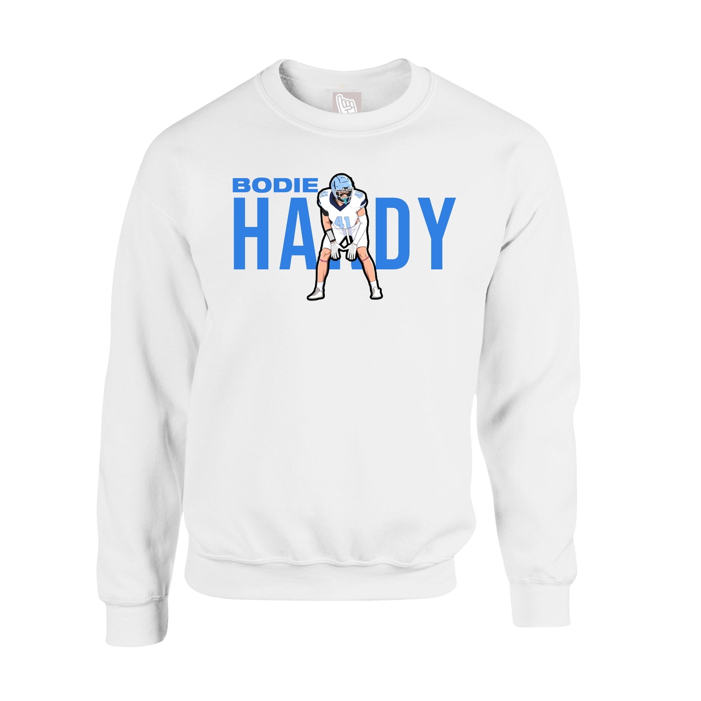 Fleece Crew — Player Name in White
