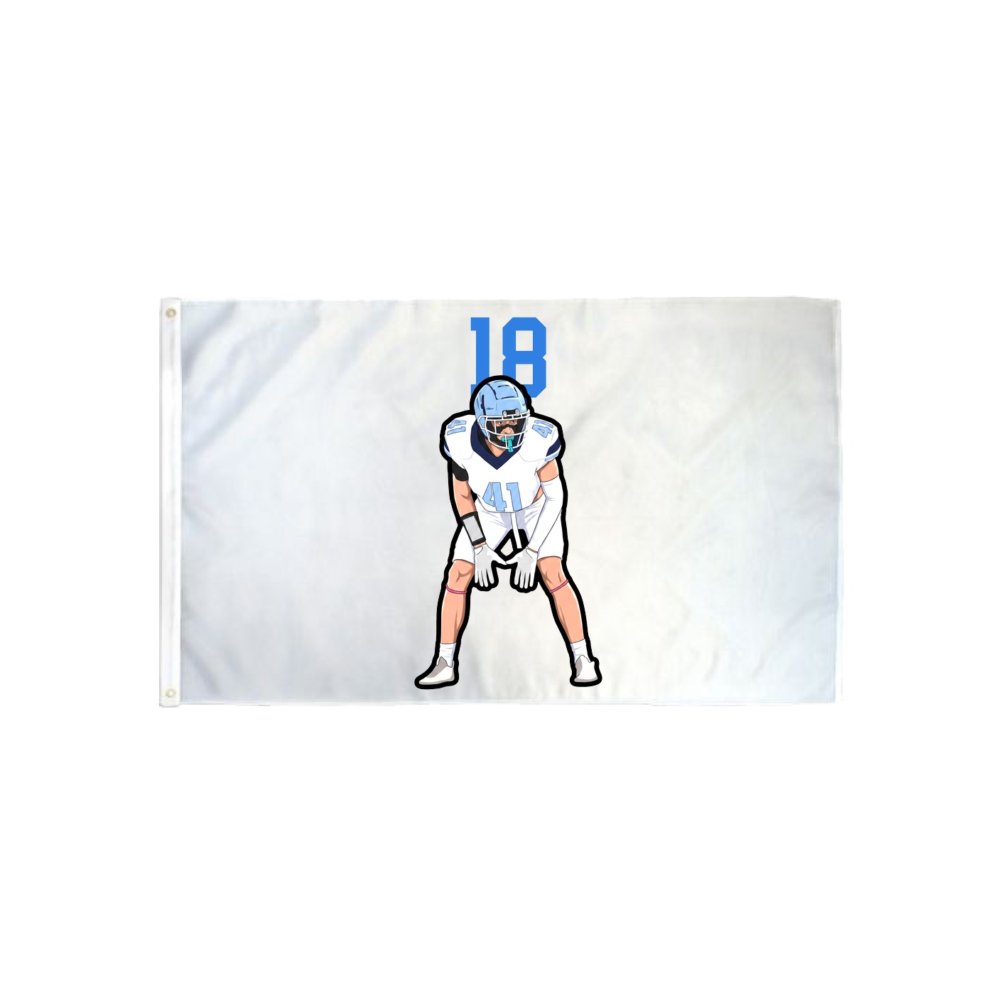 3x5 Flag — Number Top in Classic