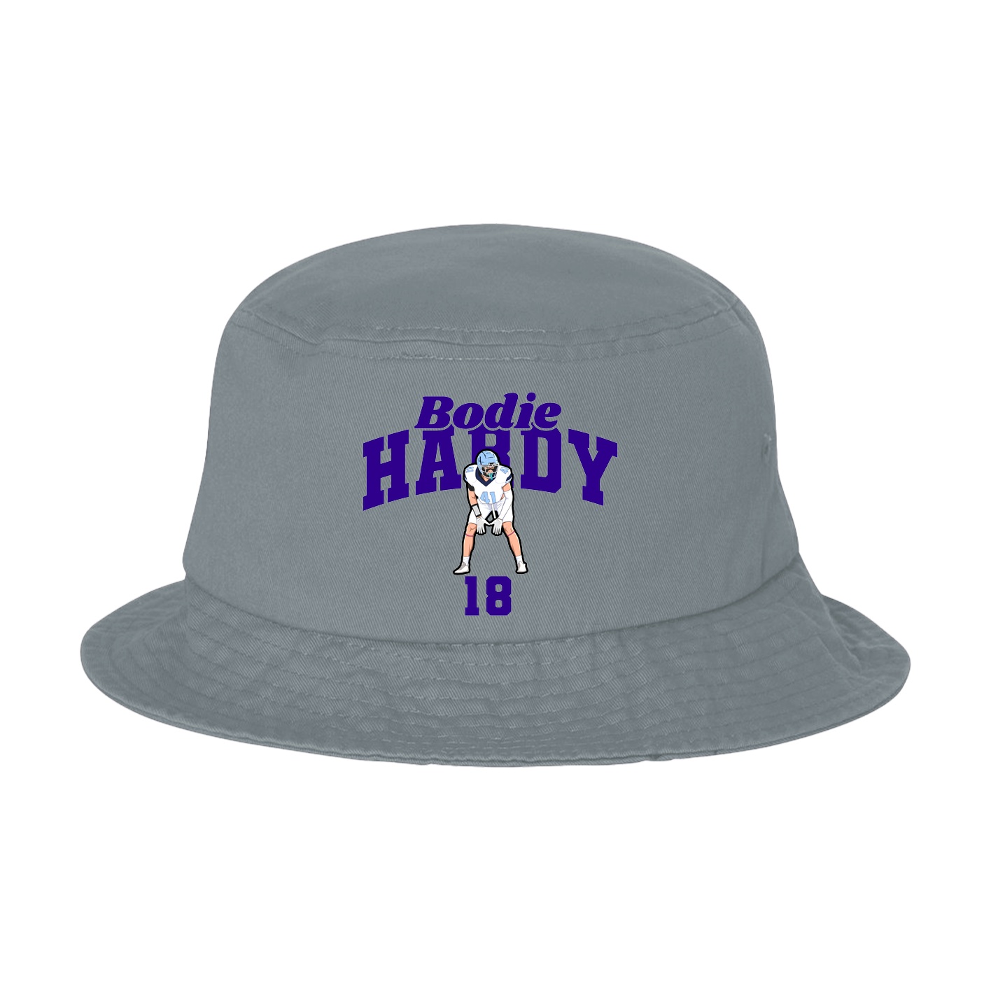 Bucket Cap — Signature Arch in Grey