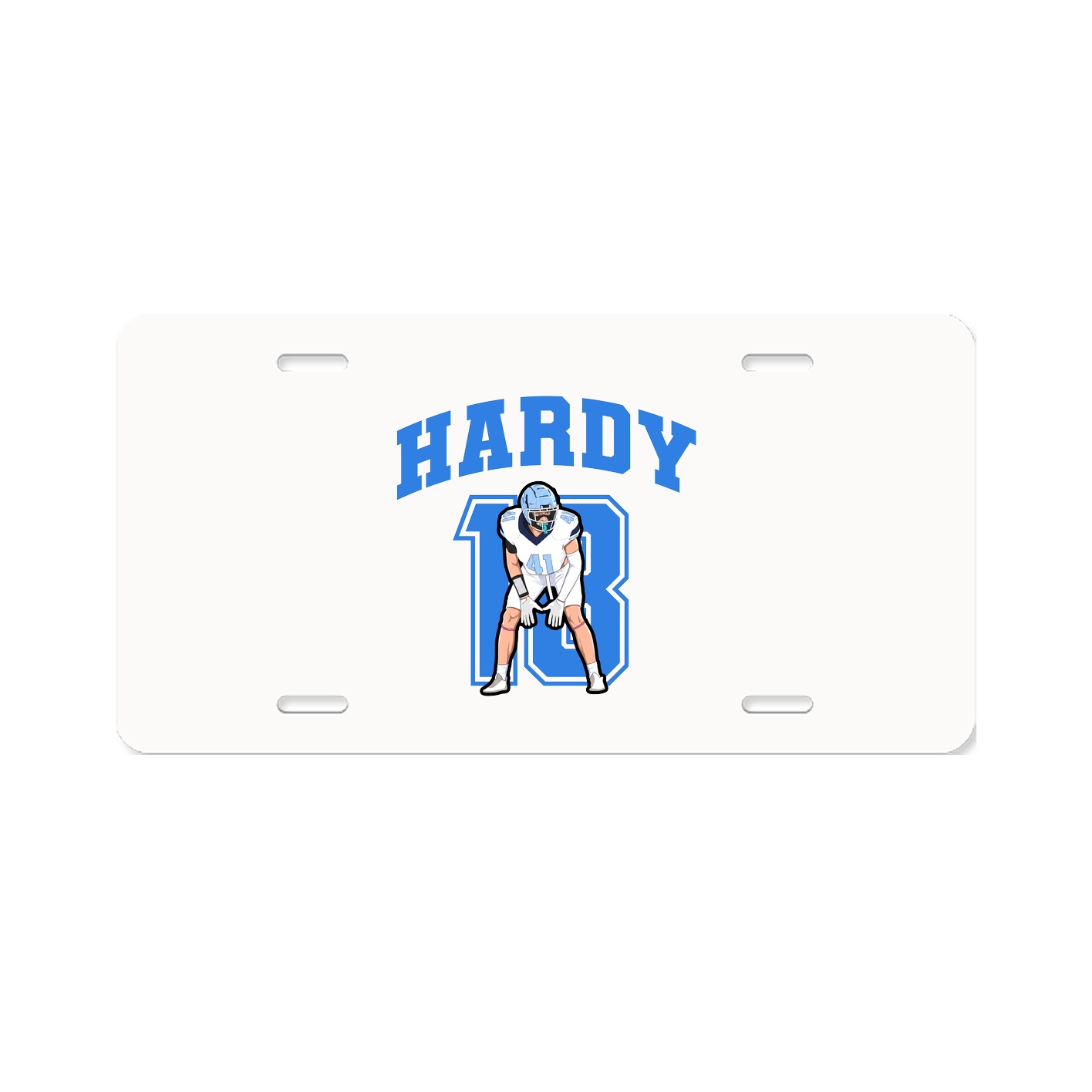 License Plate — Number in Classic