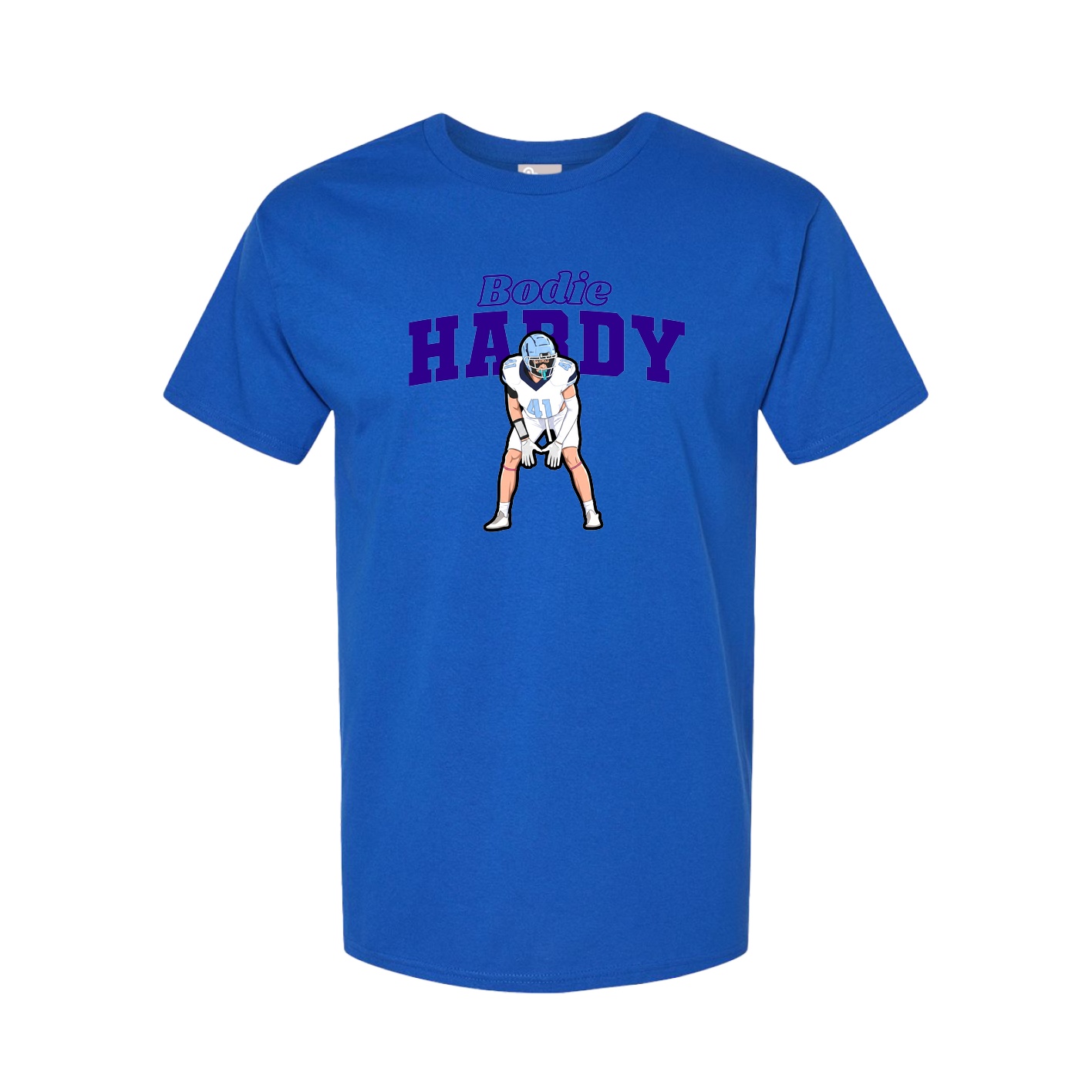 Youth Tee — Name Arch in Royal