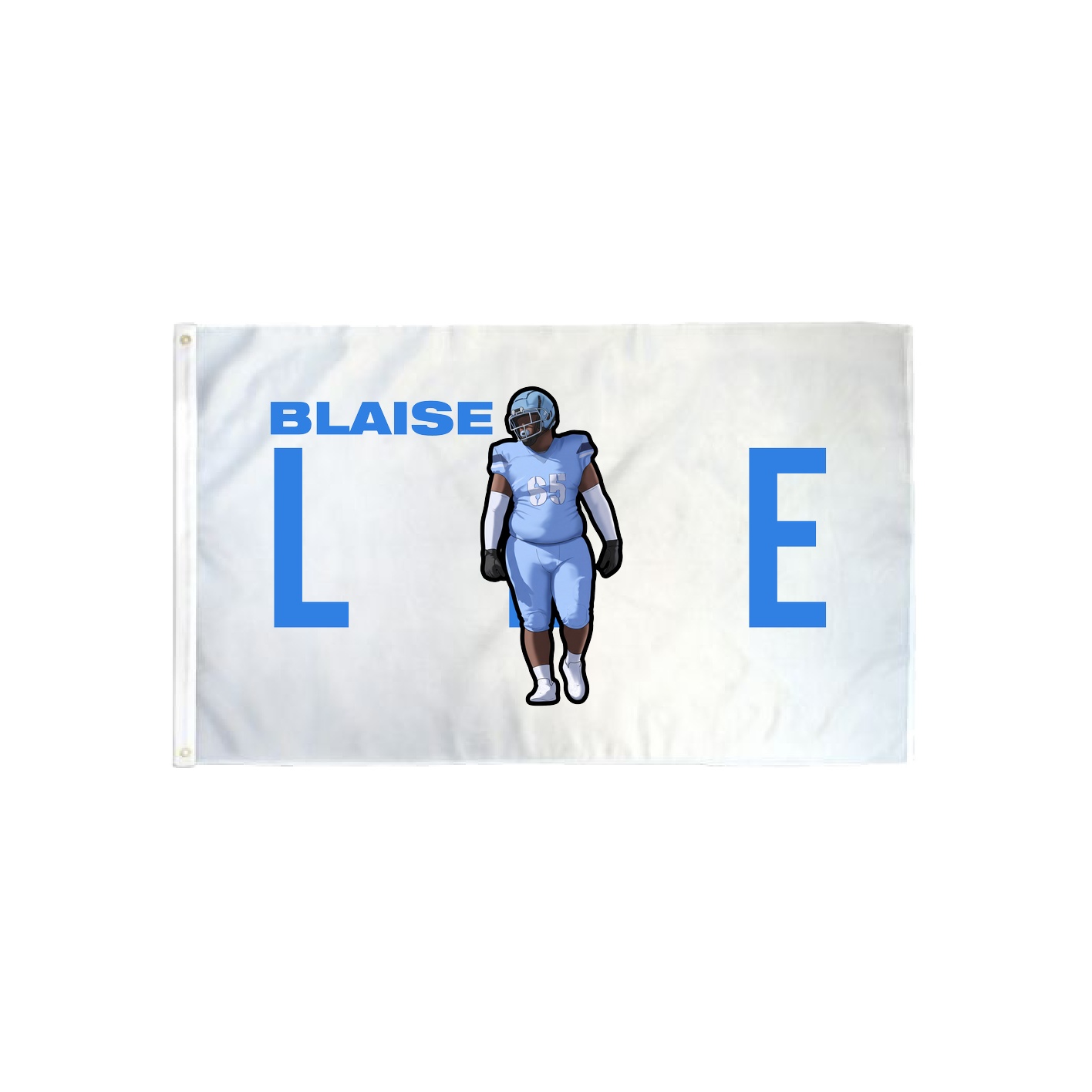 3x5 Flag — Player Name in Classic