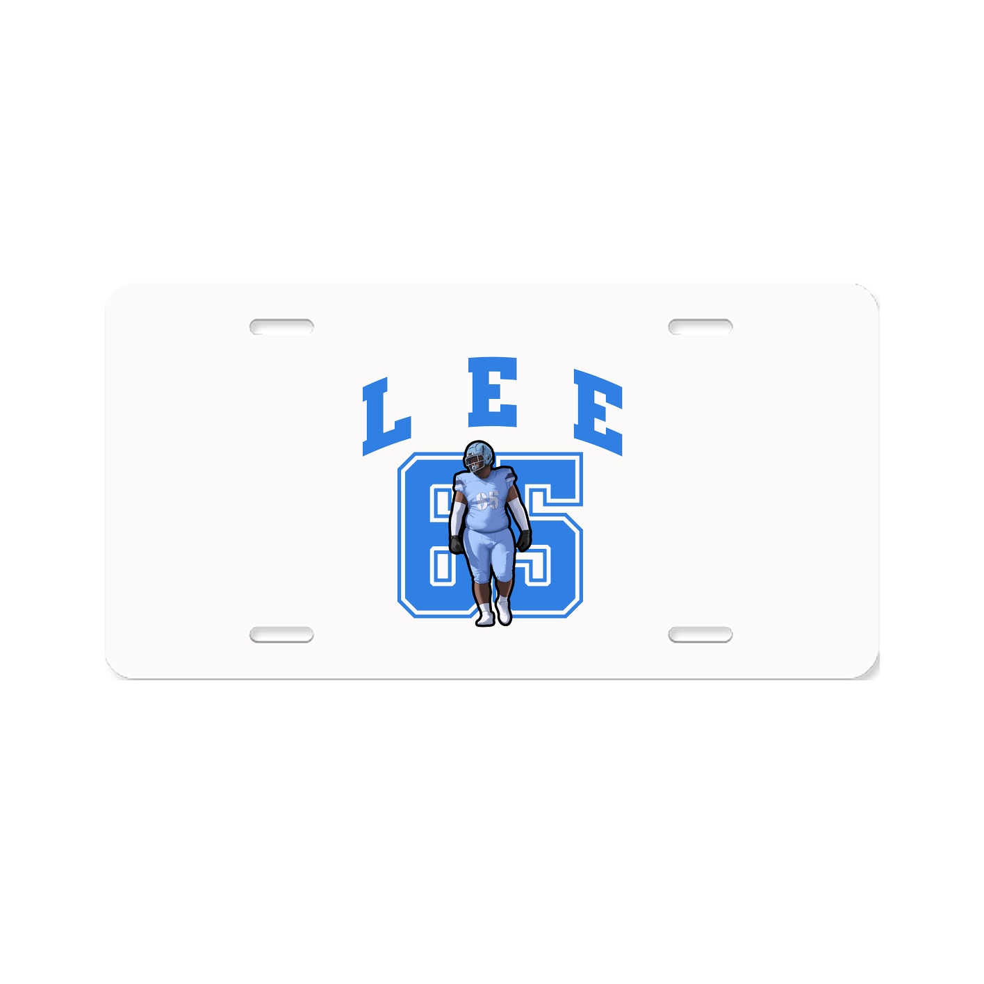 License Plate — Number in Classic