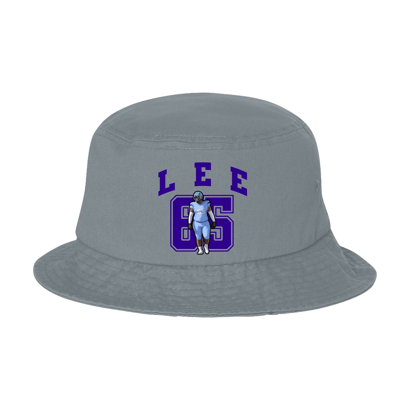Bucket Cap — Number in Grey