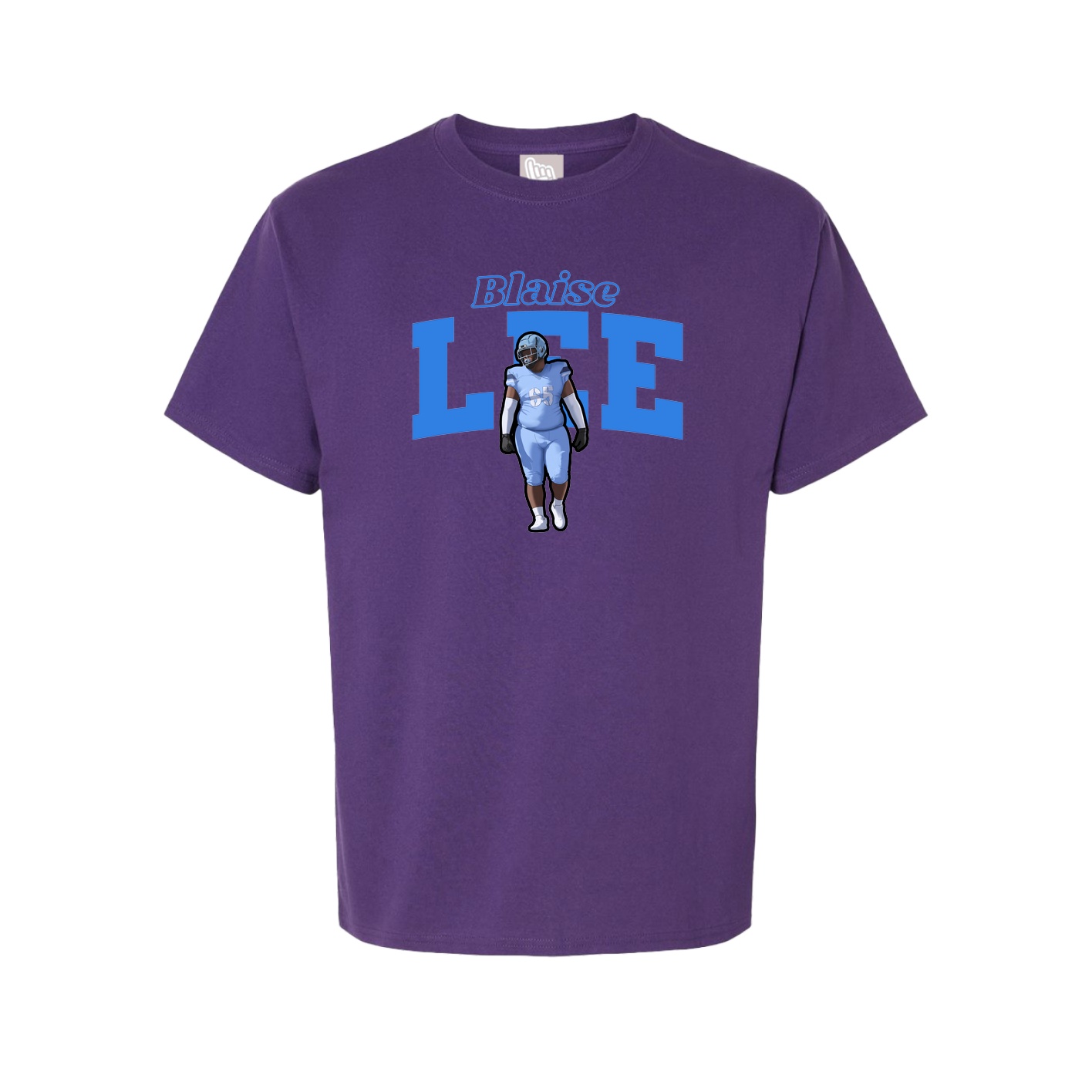 Tee — Name Arch in Purple