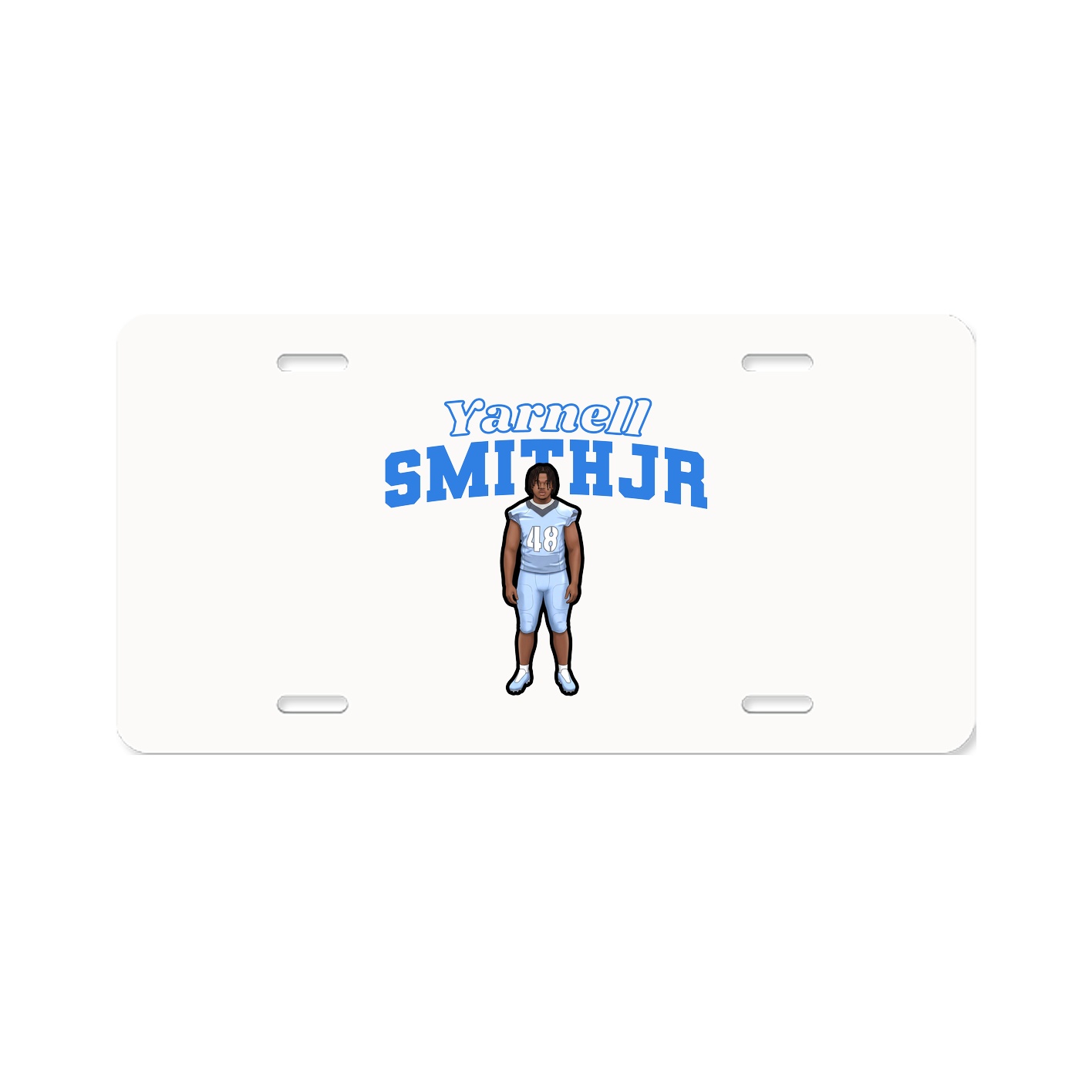 License Plate — Name Arch in Classic