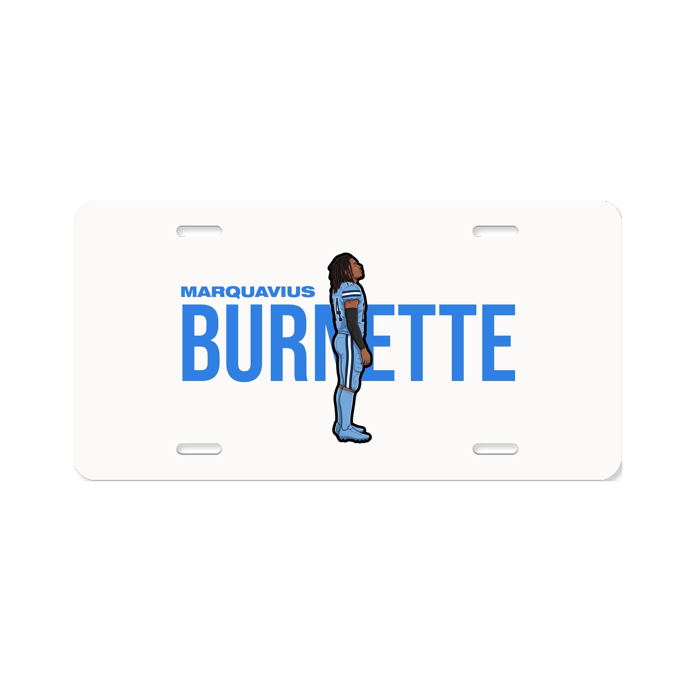 License Plate — Player Name in Classic