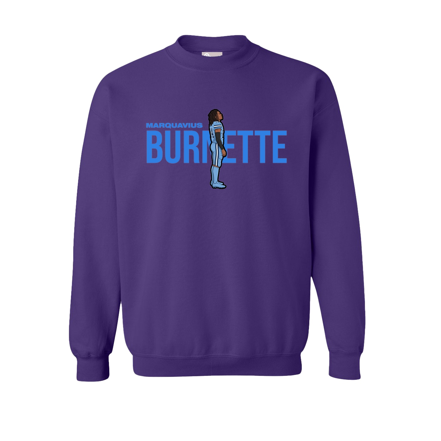 Fleece Crew — Player Name in Purple